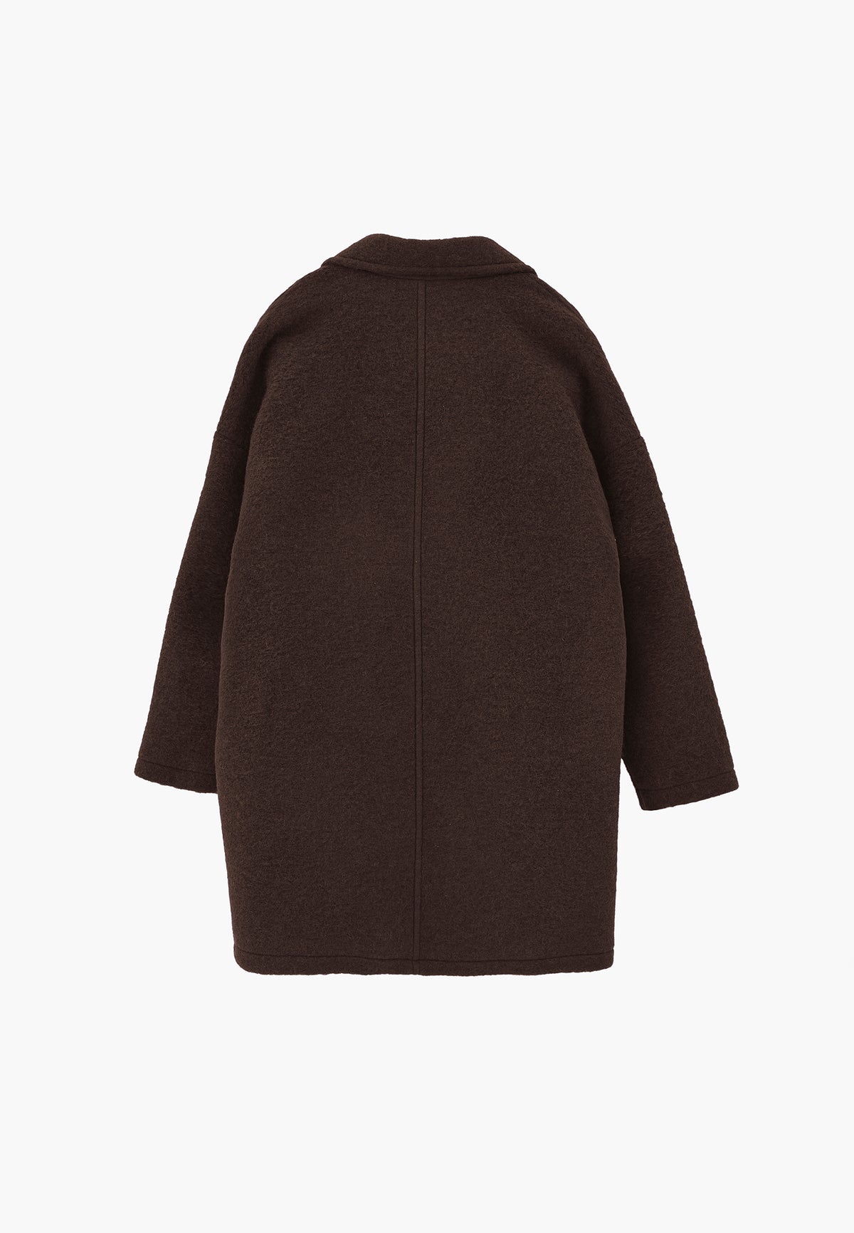 Wrap Long Coat - CHOCOLATE TORTE