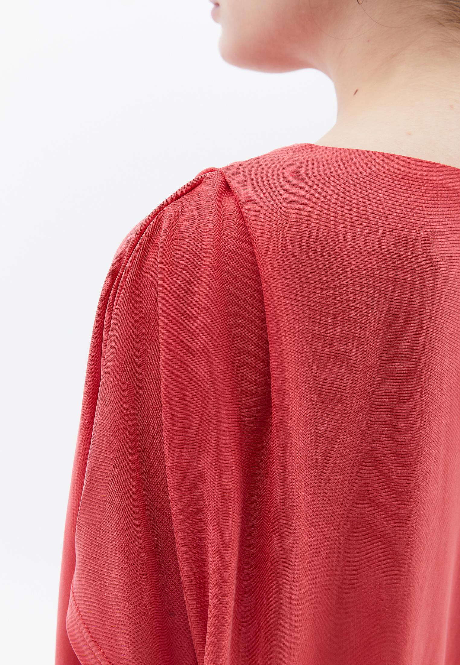 Boat Neck Batwing Sleeve Oversize Tunic T-Shirt - CHRYSANTHEMUM