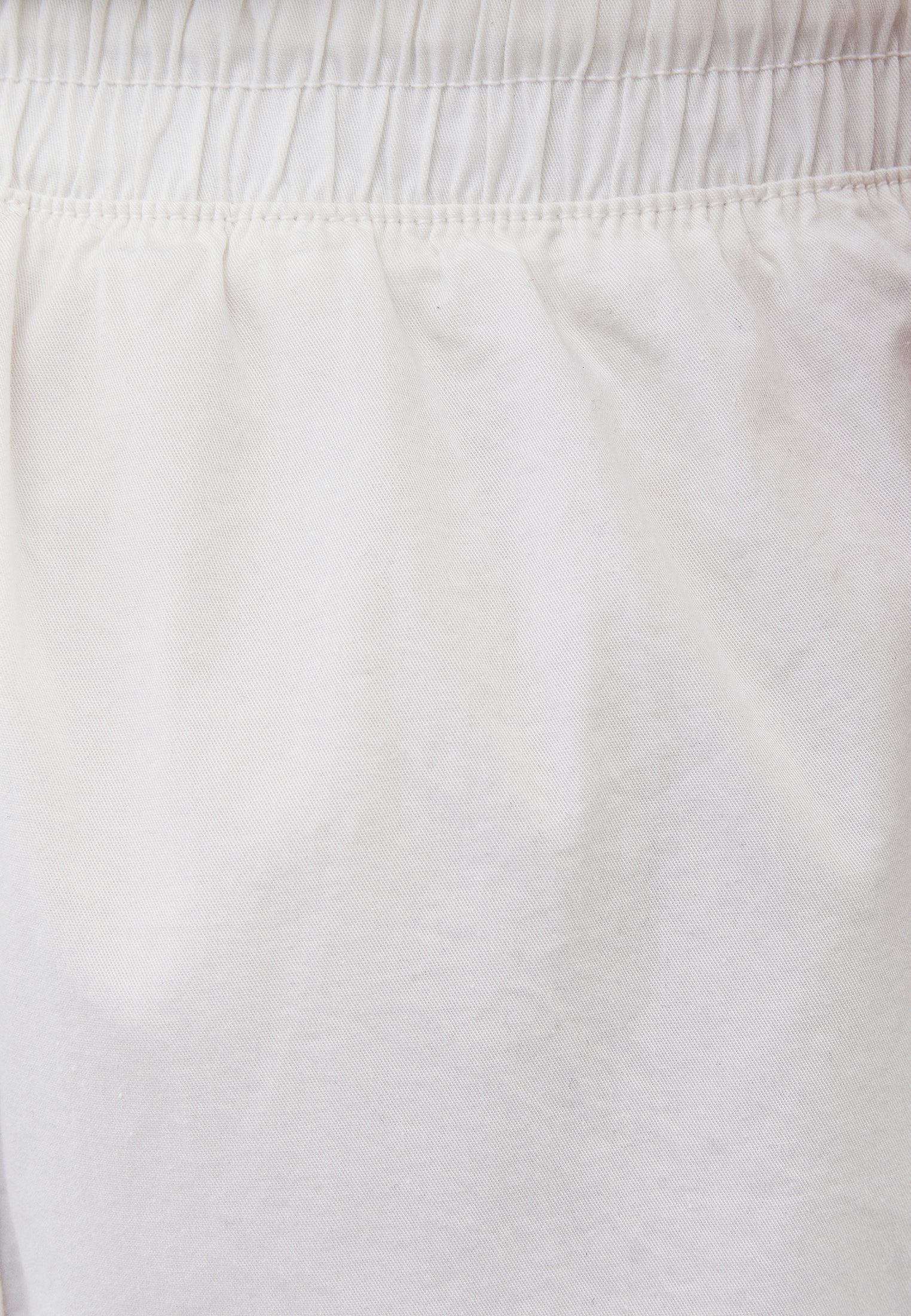 Ultra High Waist Elastic Waistband Tie Shorts - CLOUD DANCER
