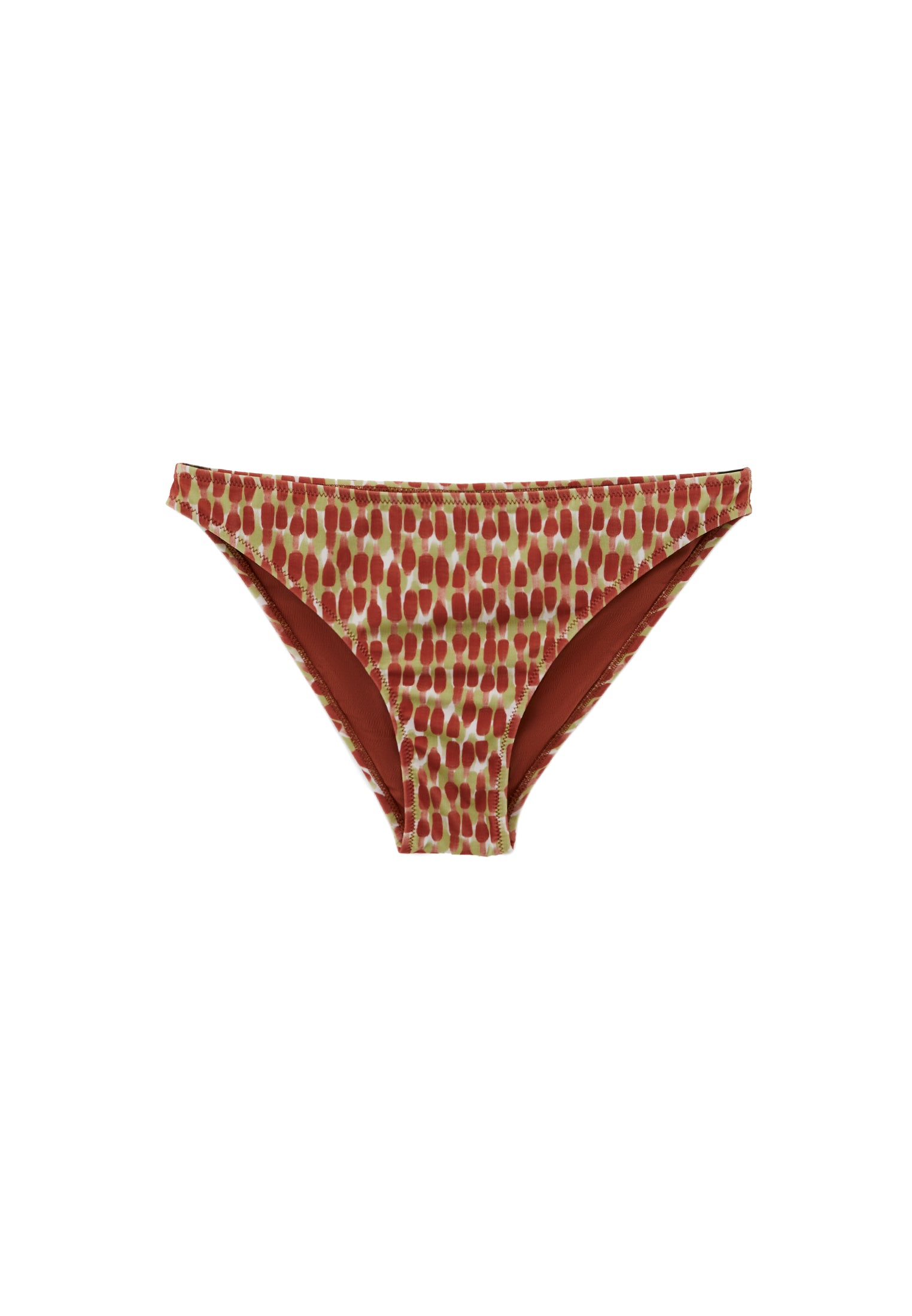 Low Waist Printed Bikini Bottom - COLOR COMB