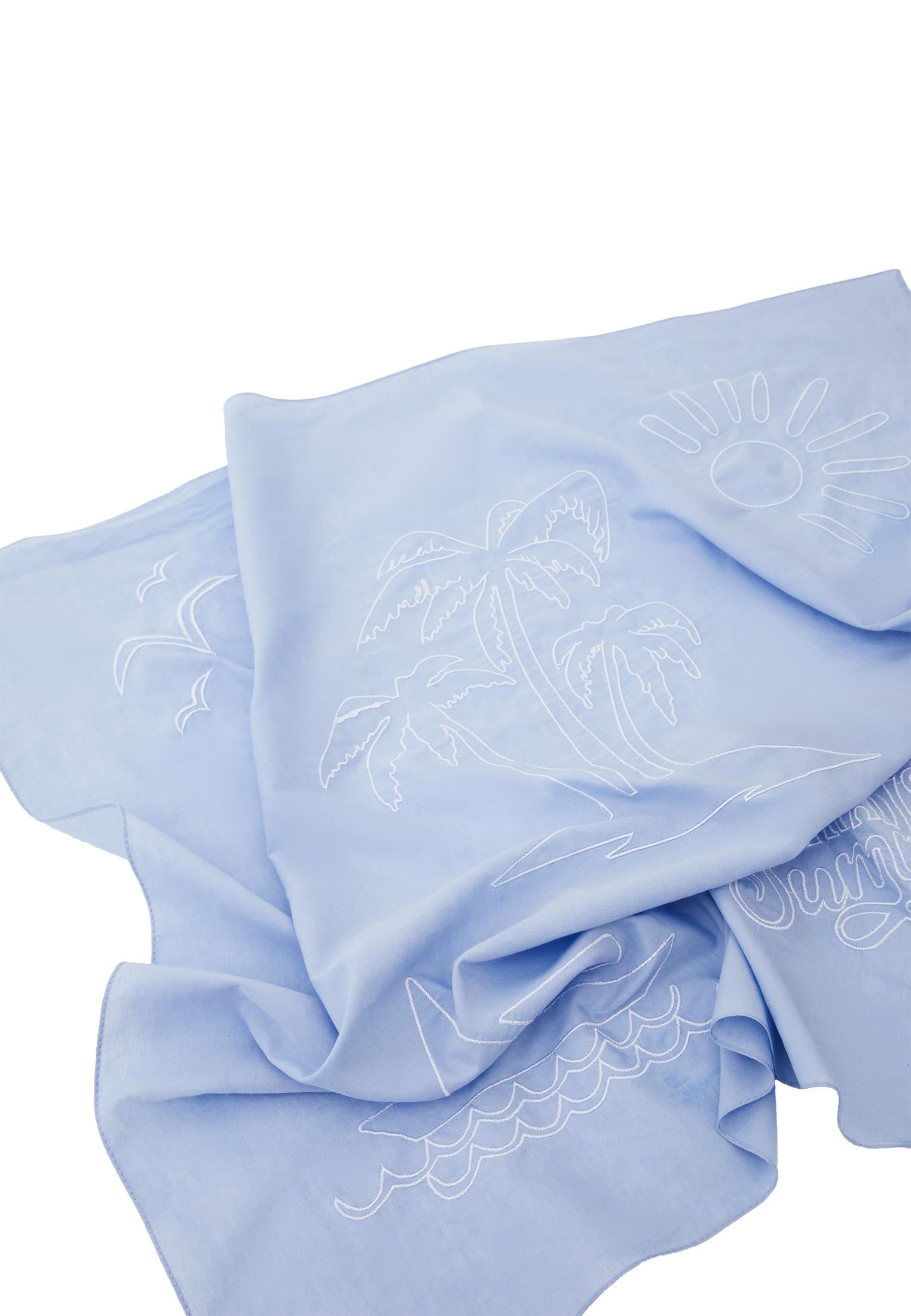 Women's Scarf Shawl - CORNFLOWER
