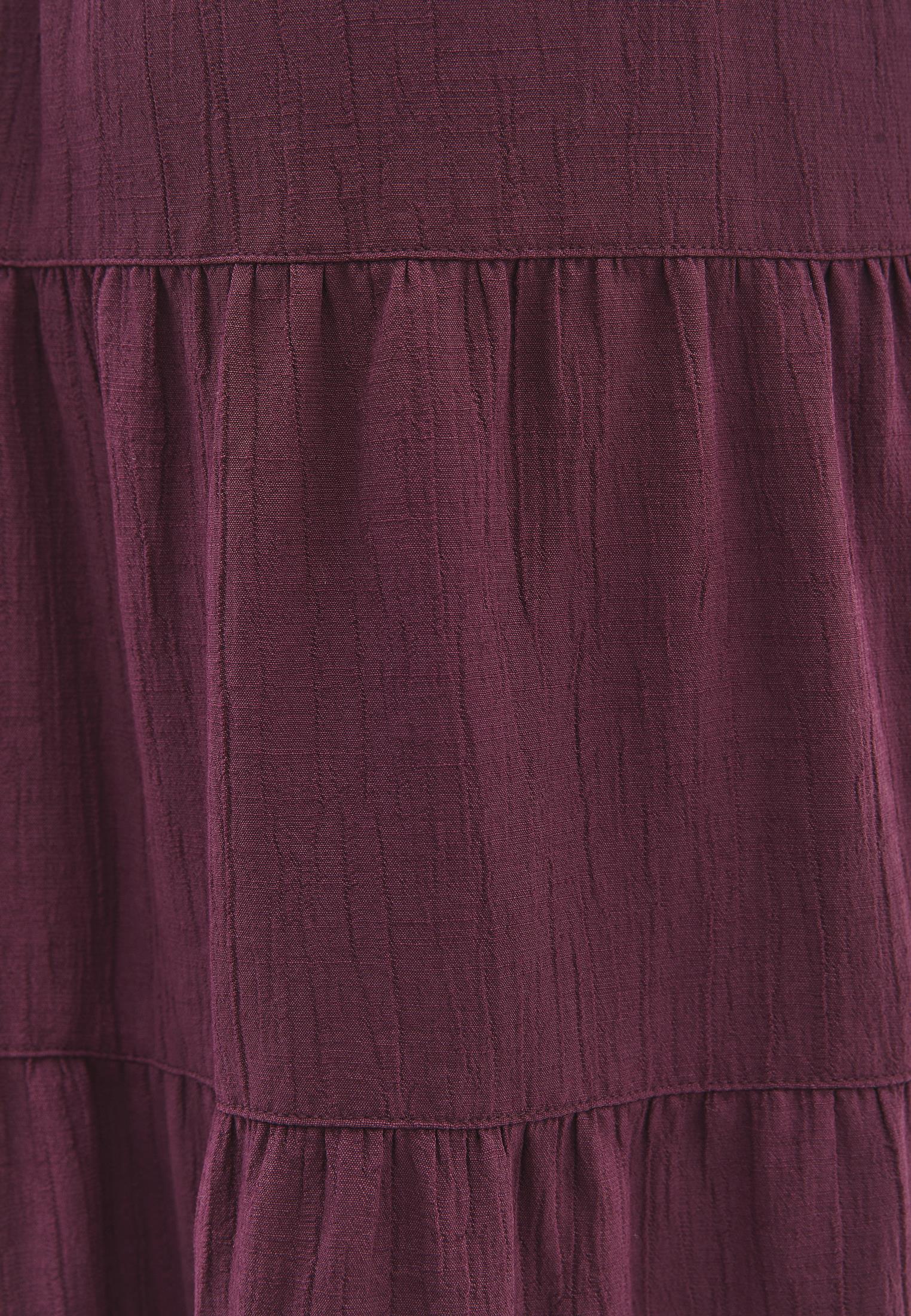 A-Line Midi Skirt - CRUSHED VIOLETS
