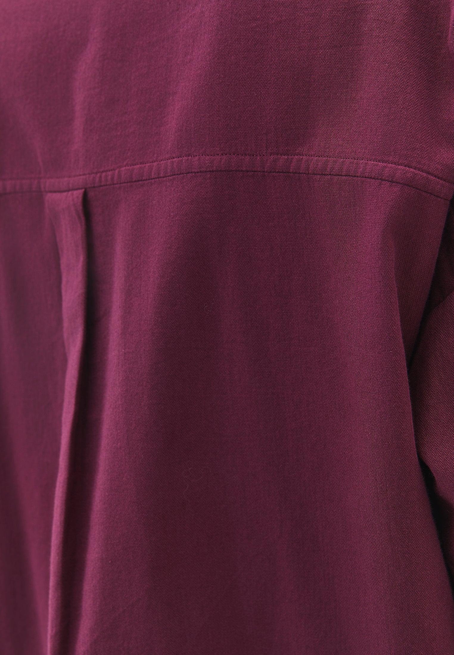 Buttoned Shirt Collar Oversize Shirt - CRUSHED VIOLETS