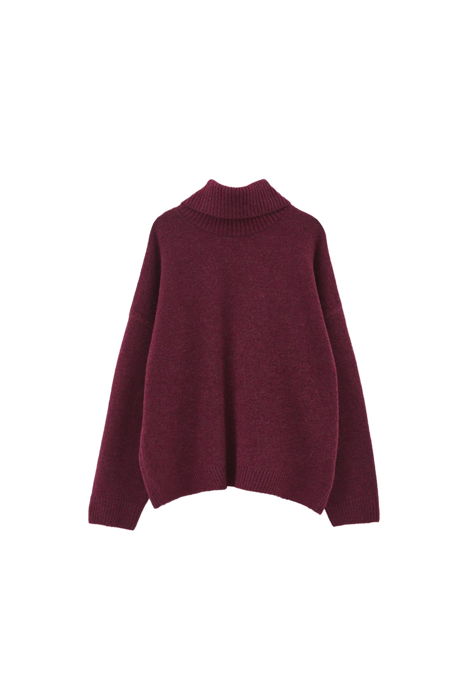 Soft Touch Turtleneck Roll Neck - CRUSHED VIOLETS
