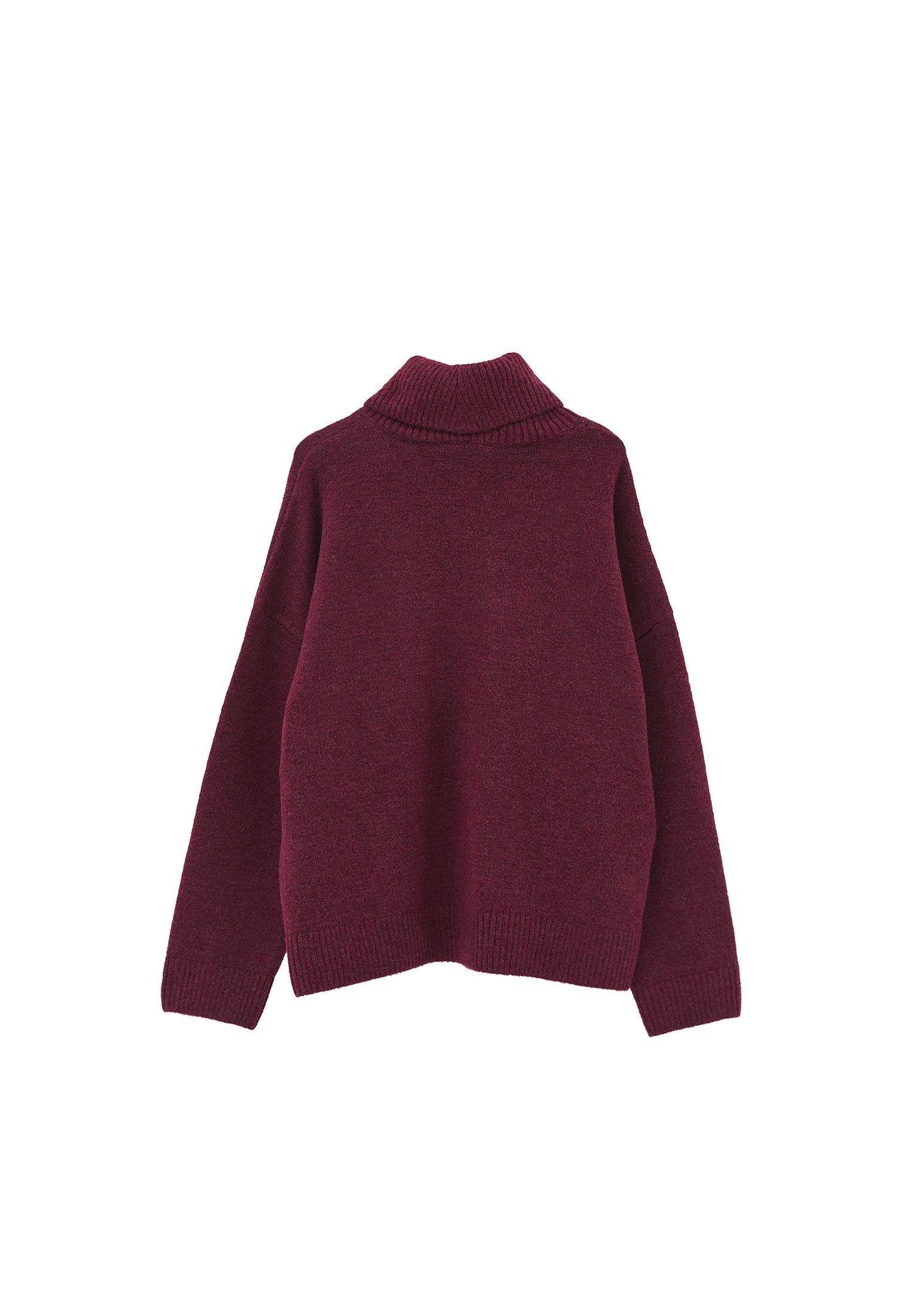 Soft Touch Turtleneck Roll Neck - CRUSHED VIOLETS