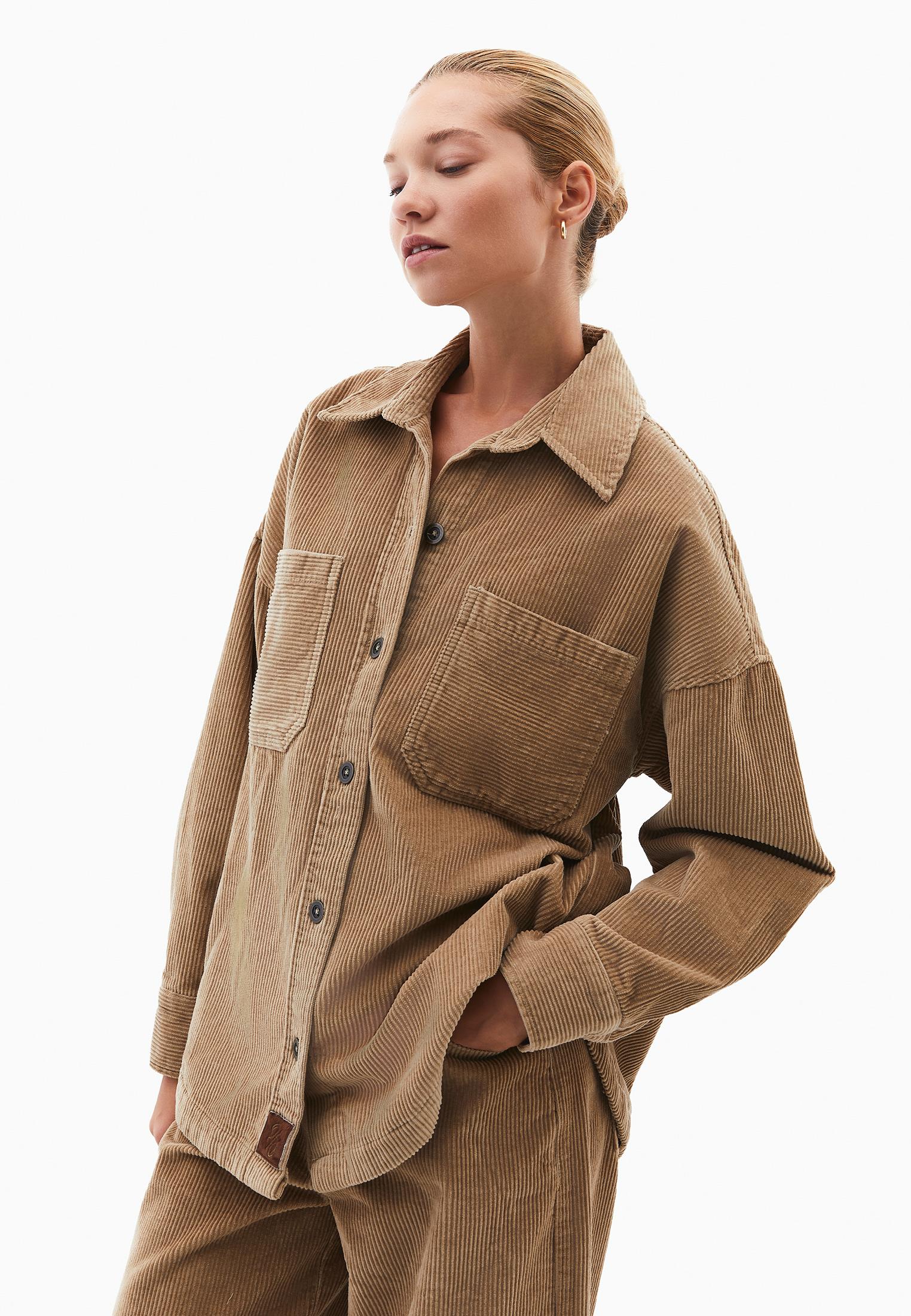 Cotton Oversize Shirt - CURDS WHEY