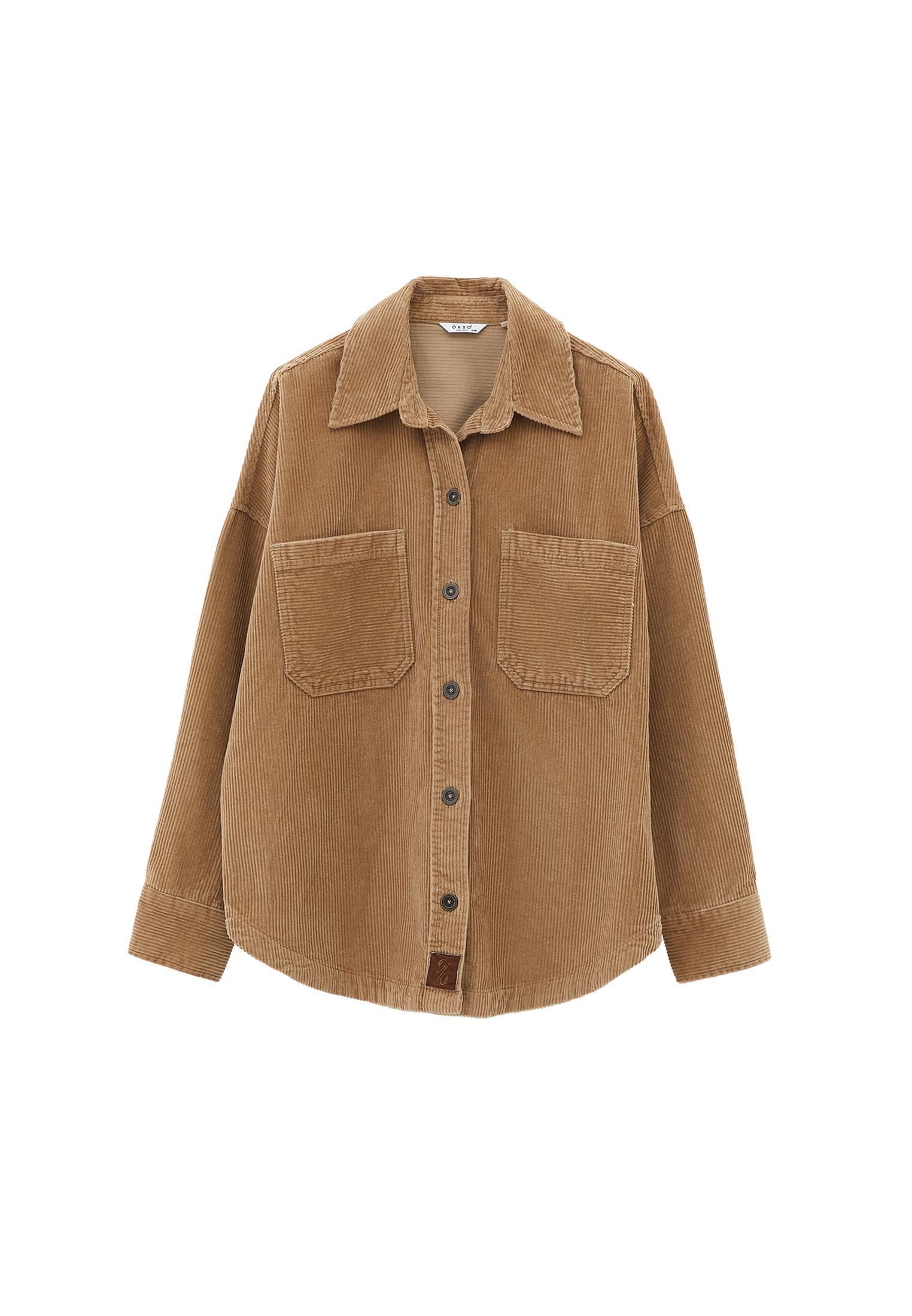 Cotton Oversize Shirt - CURDS WHEY