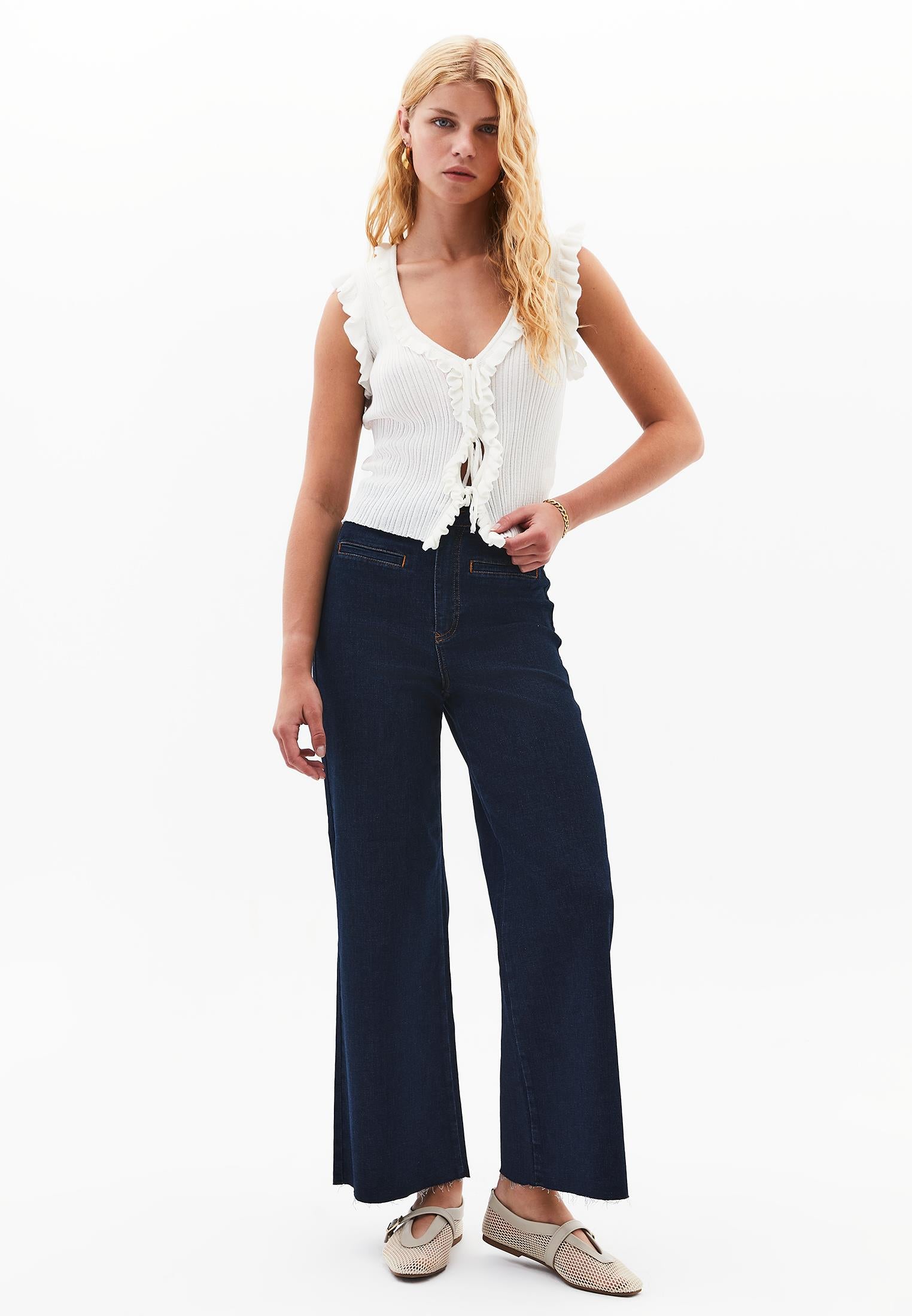 Pants - DARK BLUE DENIM