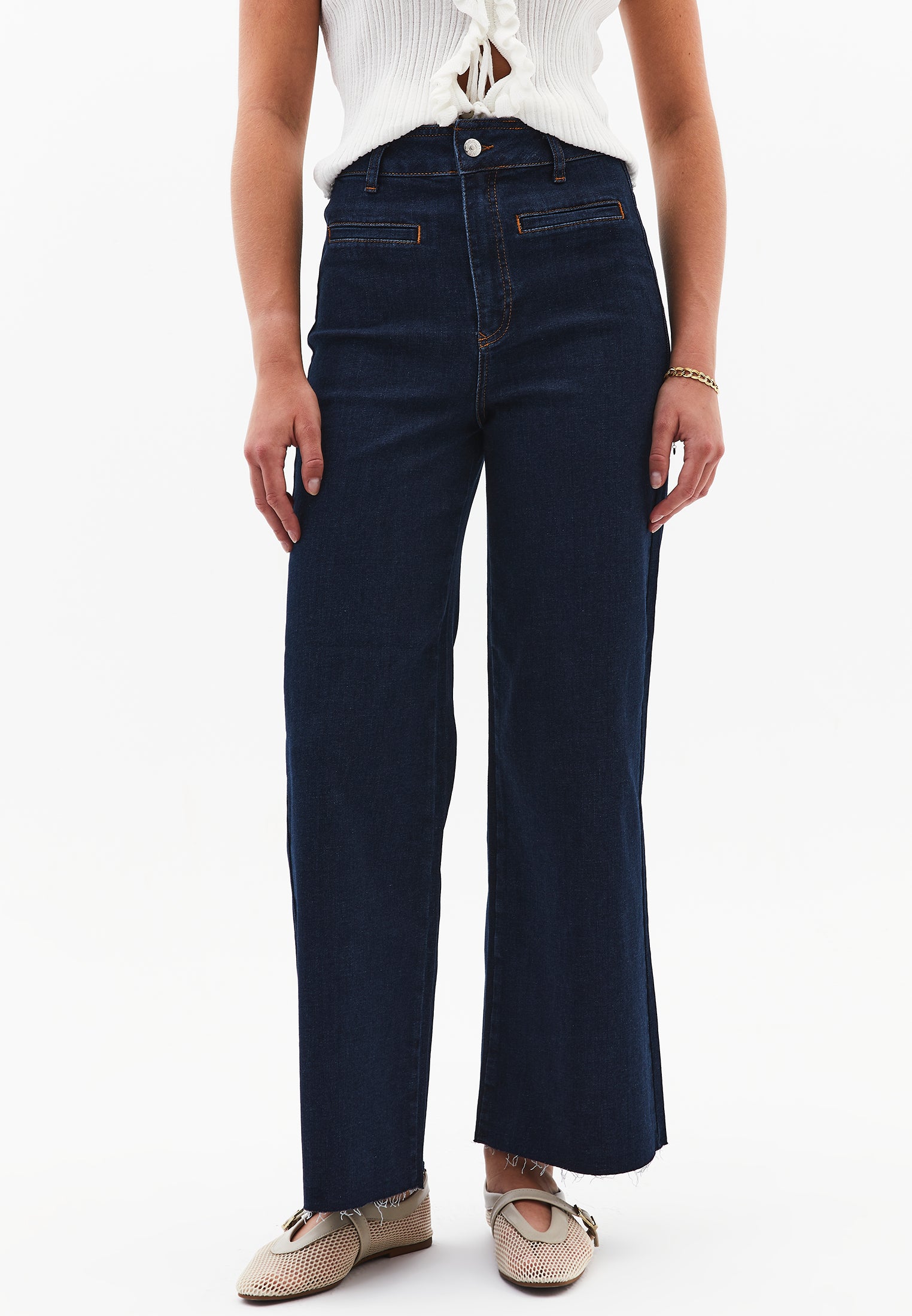 Pants - DARK BLUE DENIM