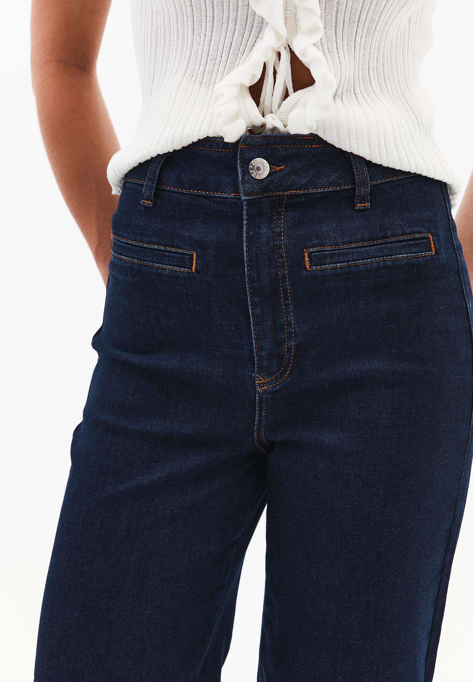 Pants - DARK BLUE DENIM