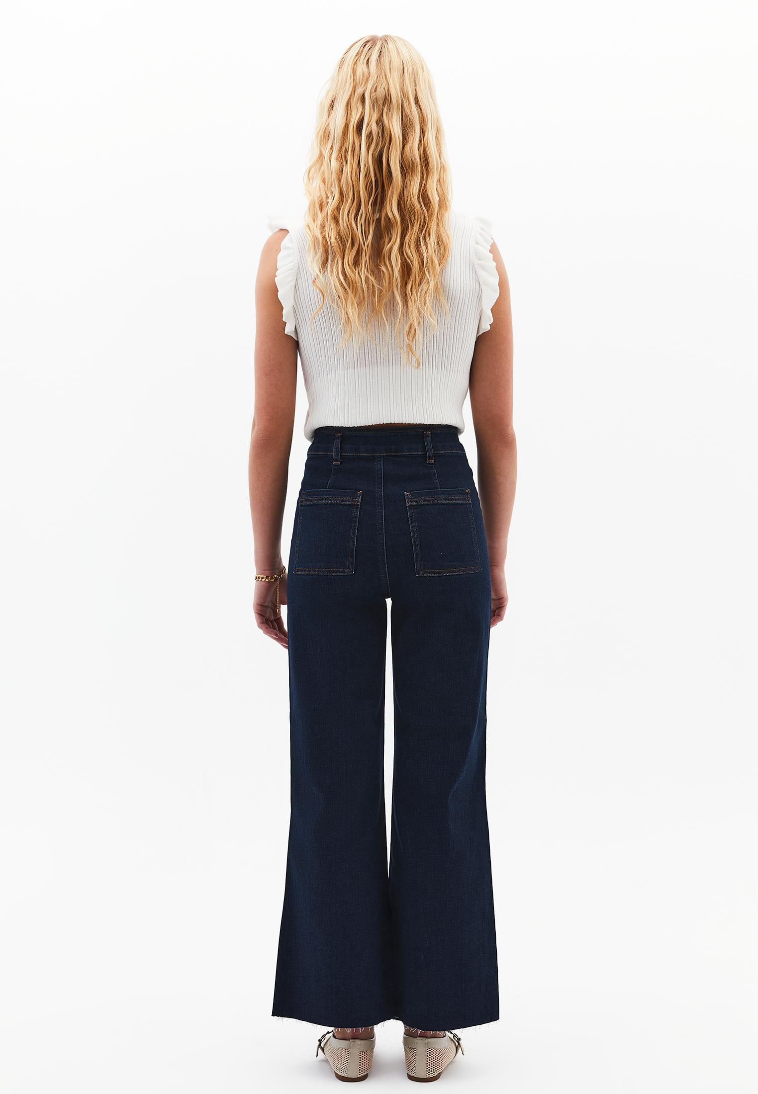 Pants - DARK BLUE DENIM