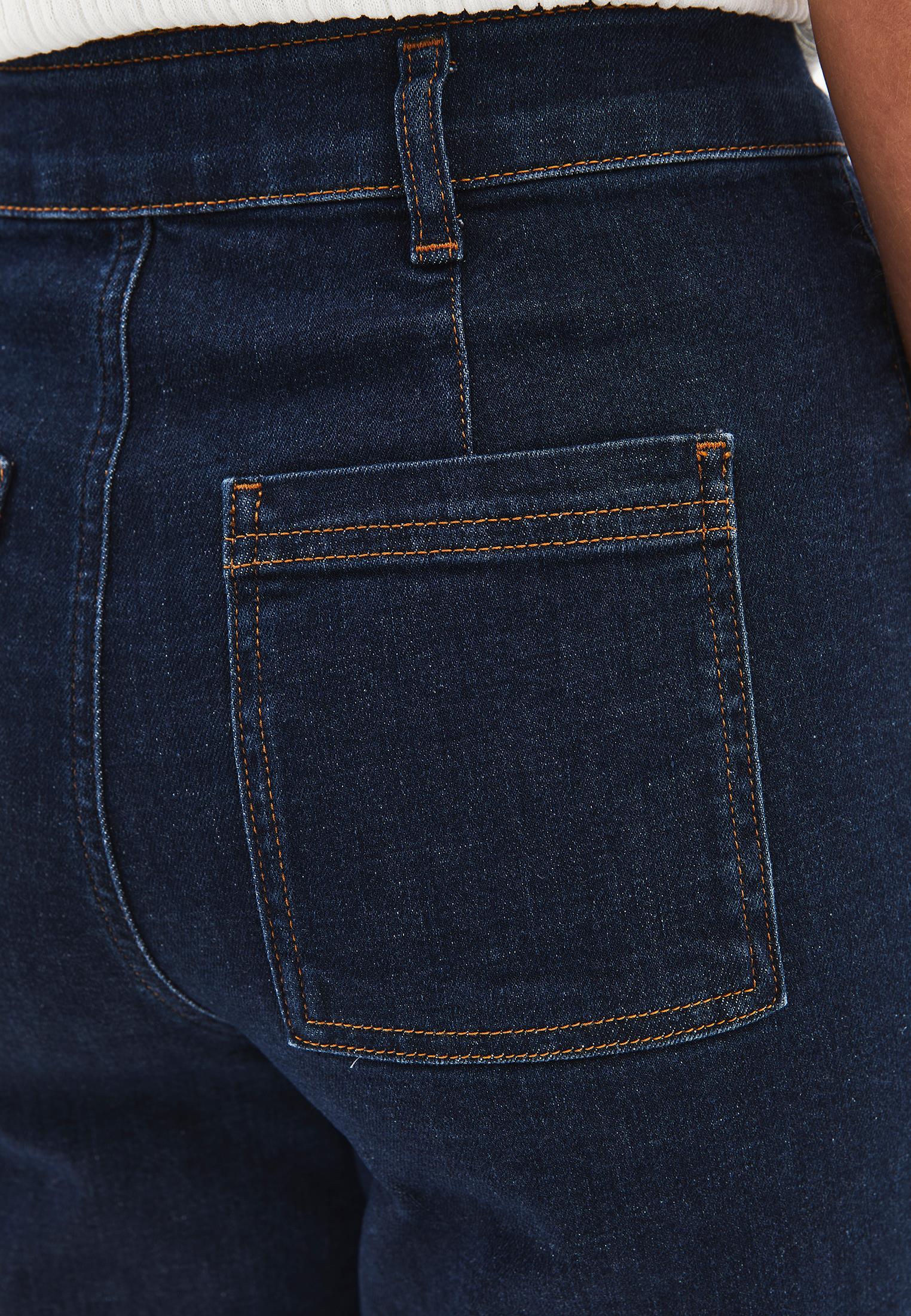 Pants - DARK BLUE DENIM