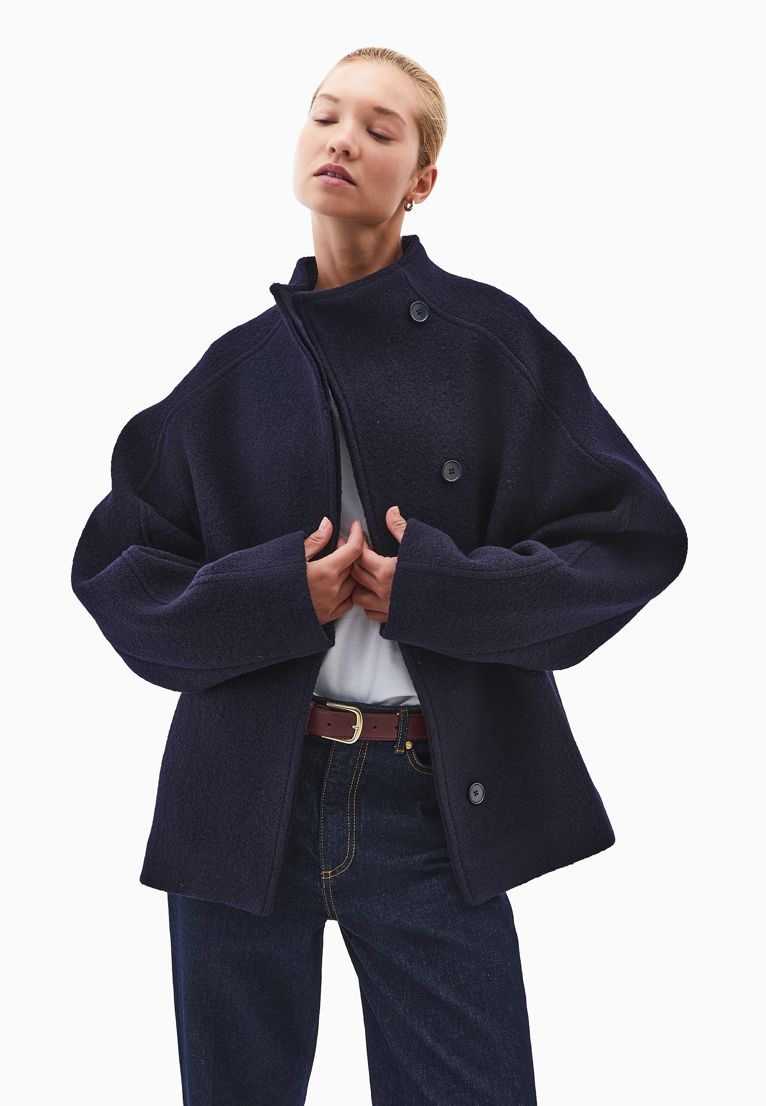 Buklet Oversize Standard Coat - DARK NAVY