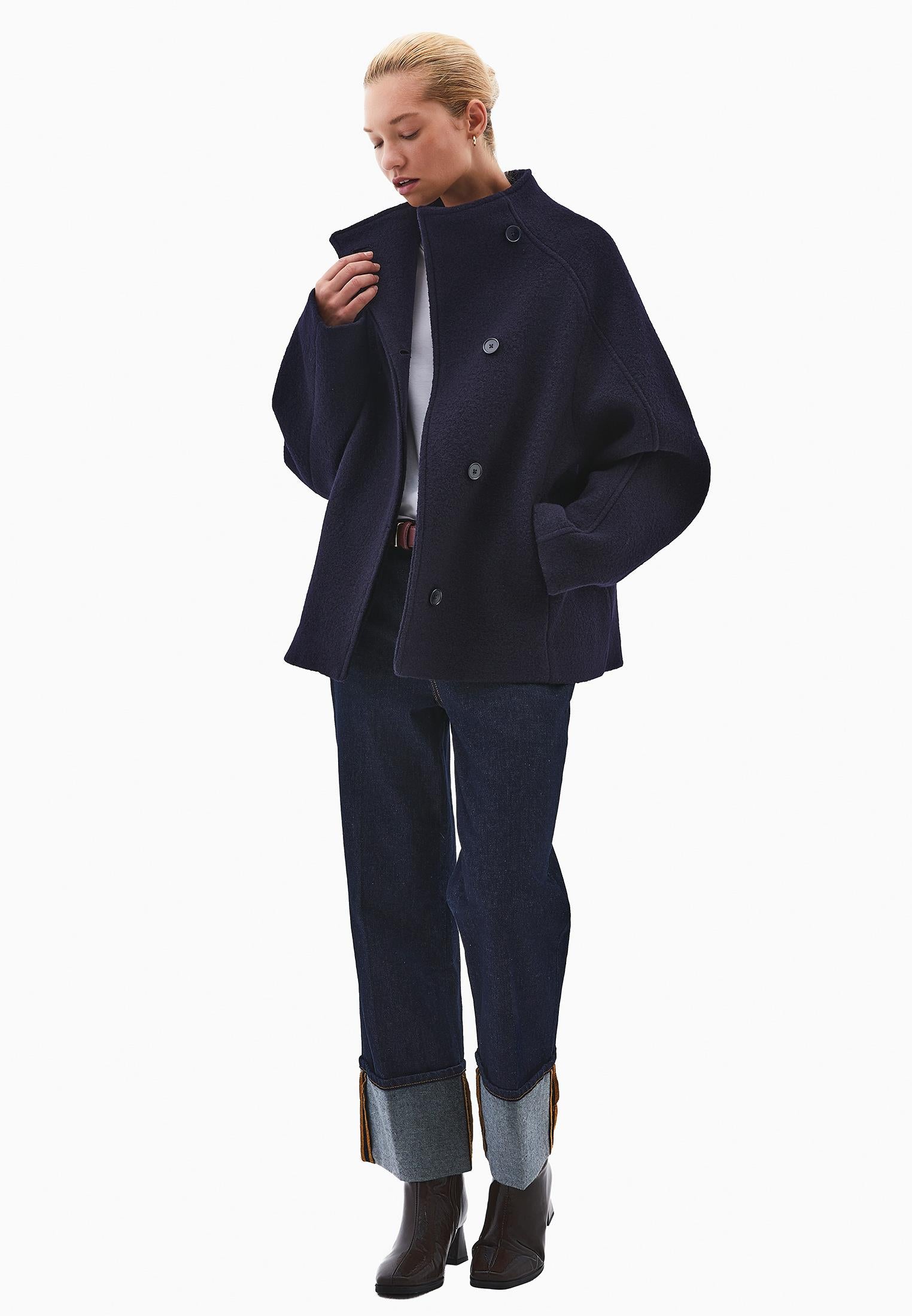 Buklet Oversize Standard Coat - DARK NAVY