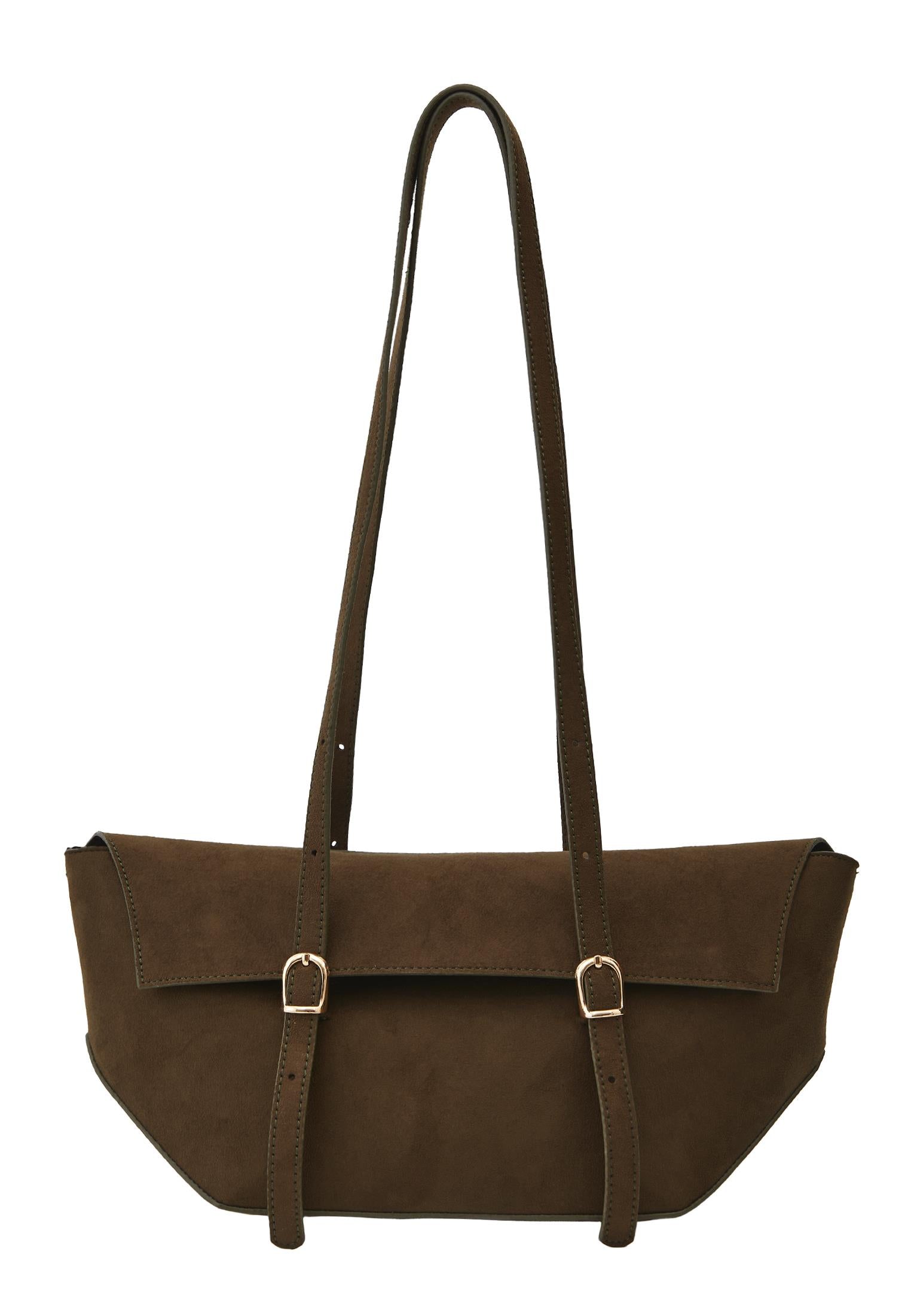 Autumn Season Outfit Complementary Bag - DARK OLIVE