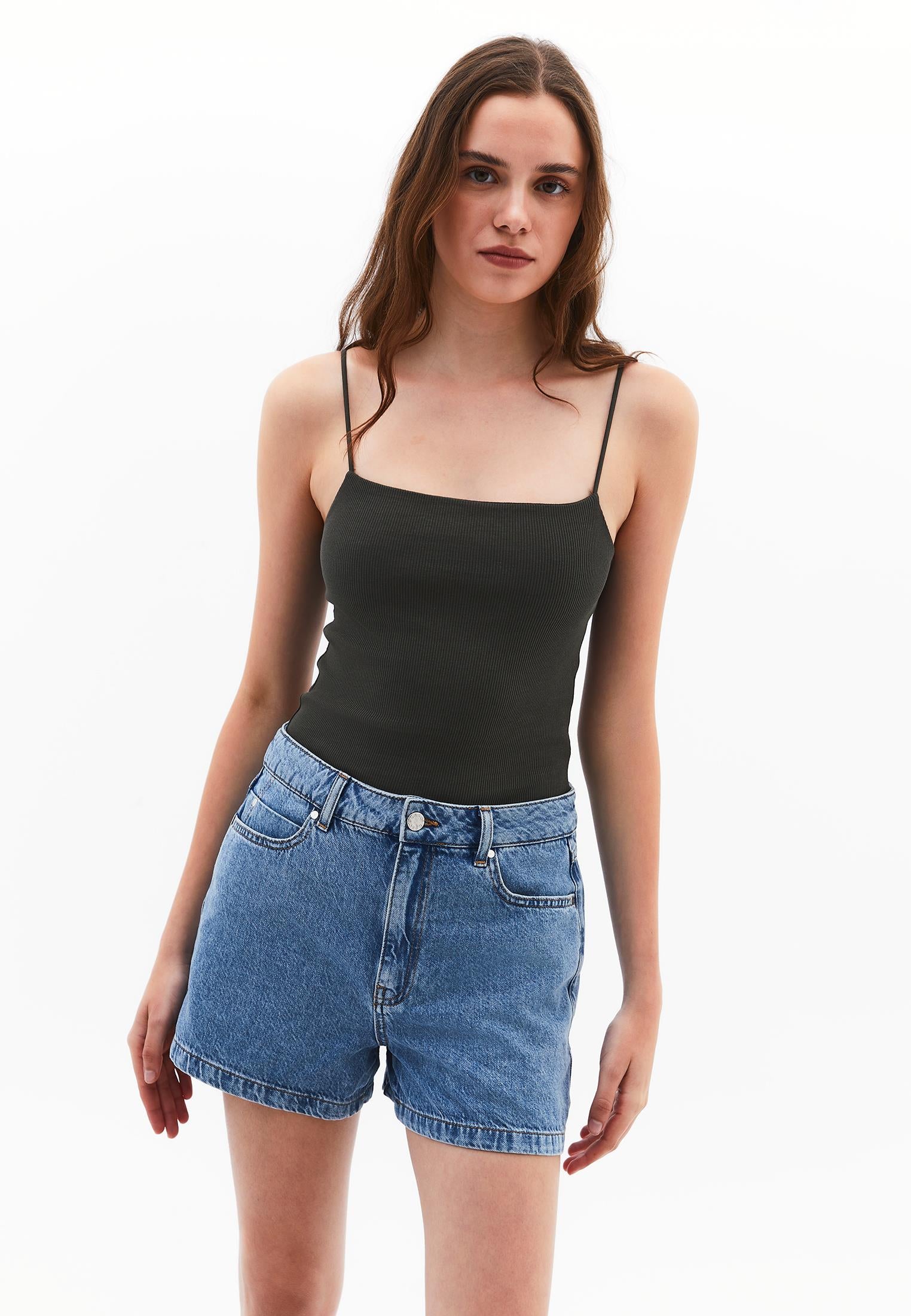 Wide Neck Tank Top - DEEP DEPTHS