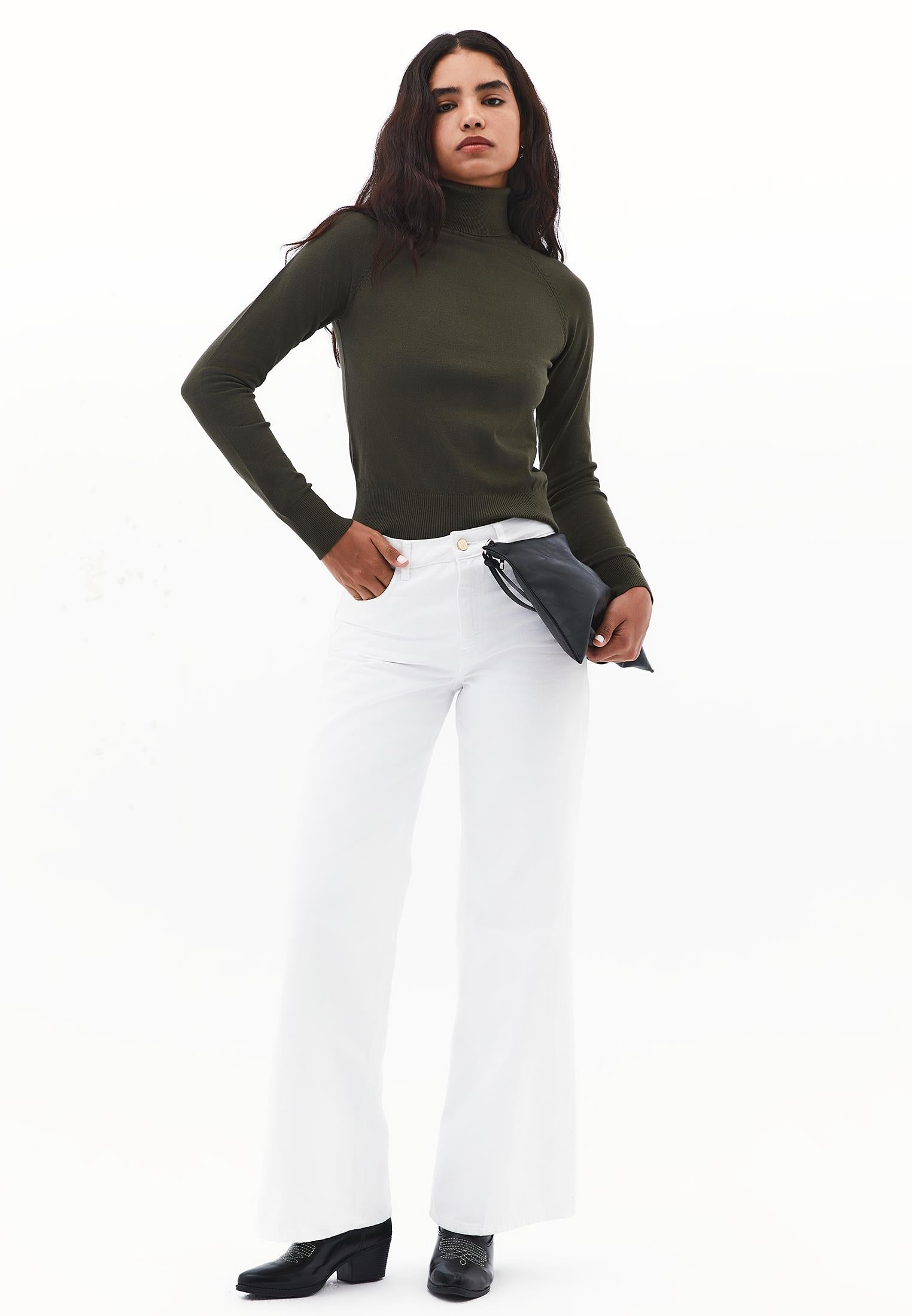 Slim Fit Turtleneck Knitwear - DEEP DEPTHS