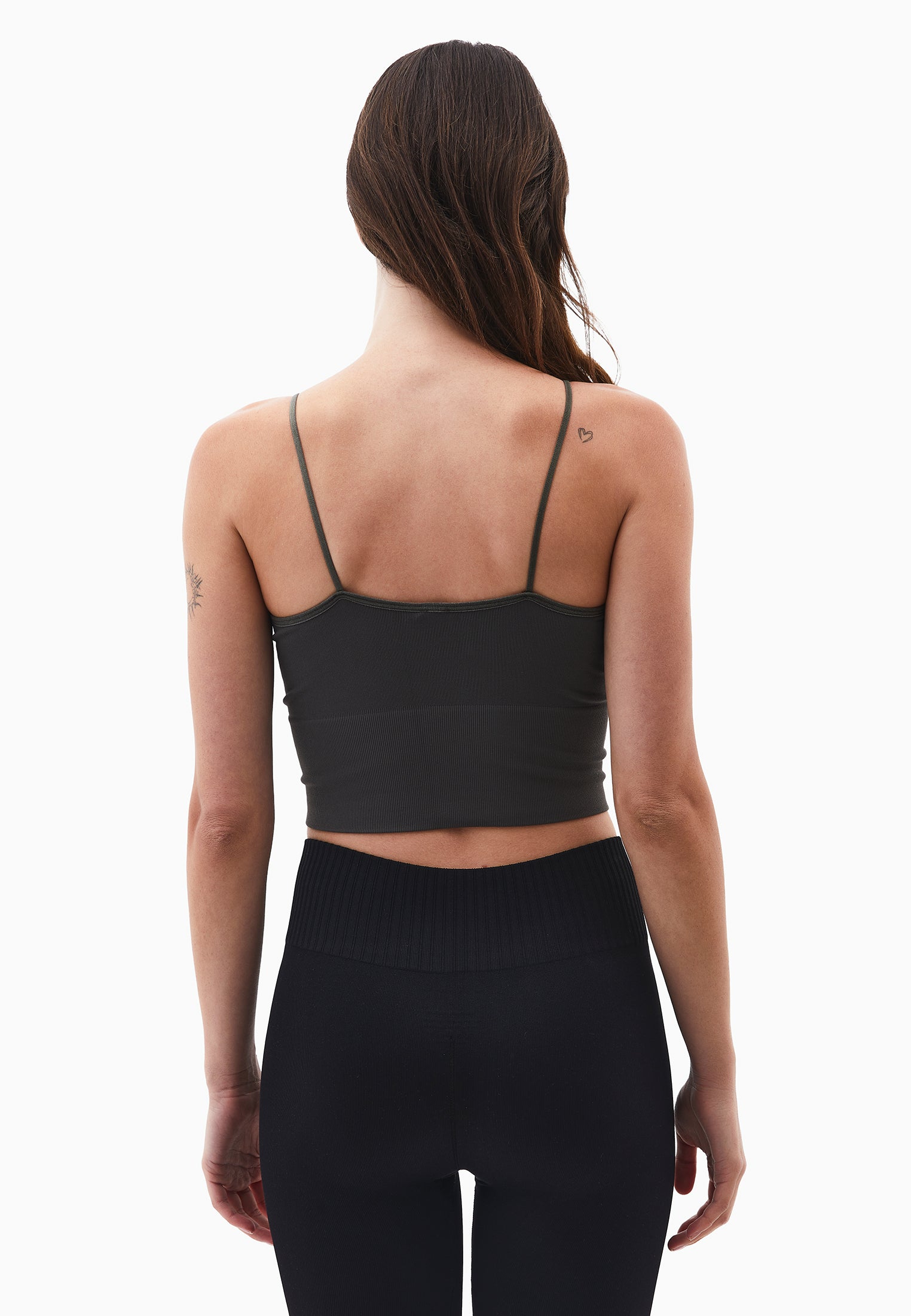 Seamless V Neck Tank Top - DEEP DEPTHS