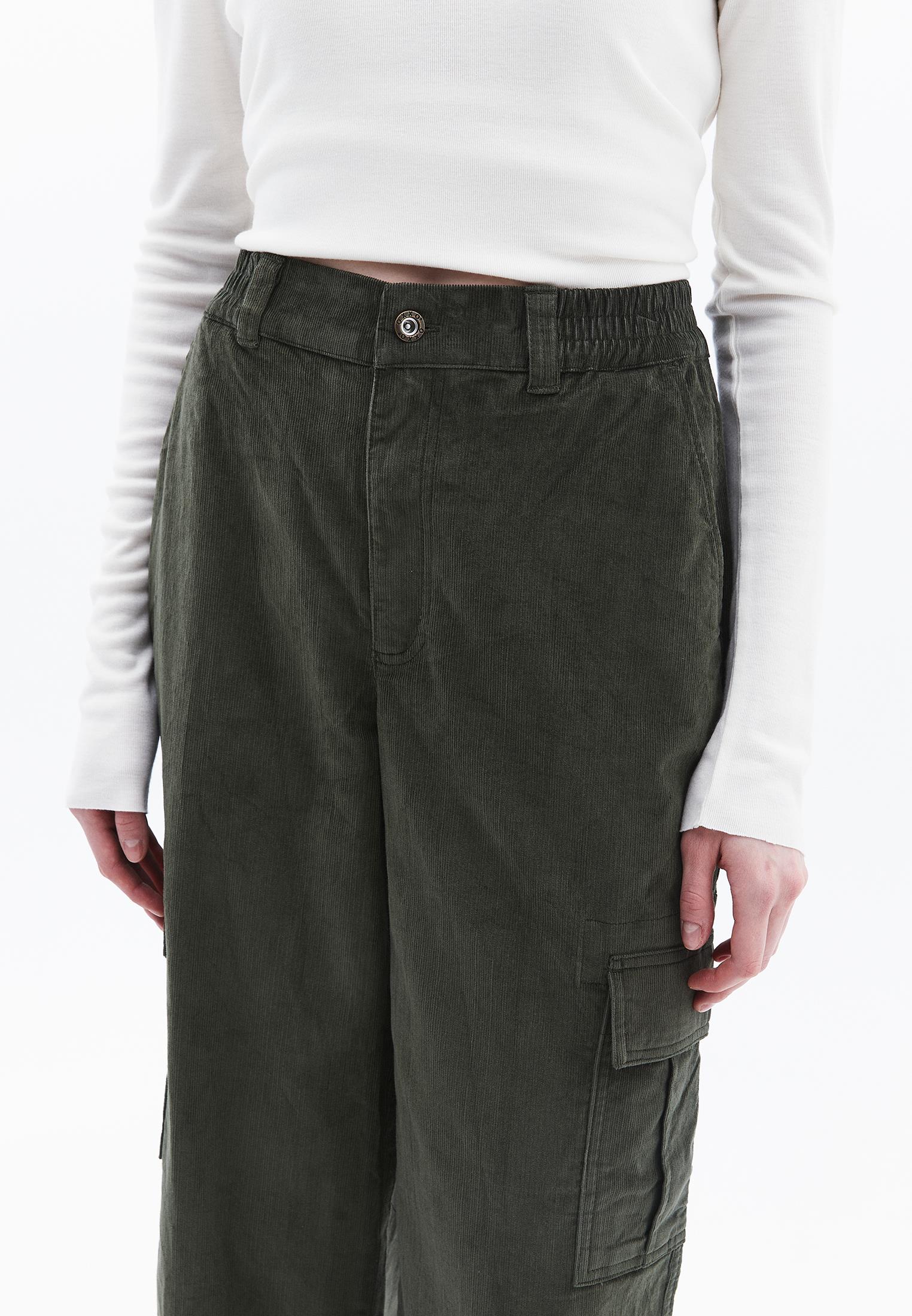 High Waist Jogger Cargo Pants - DEEP DEPTHS