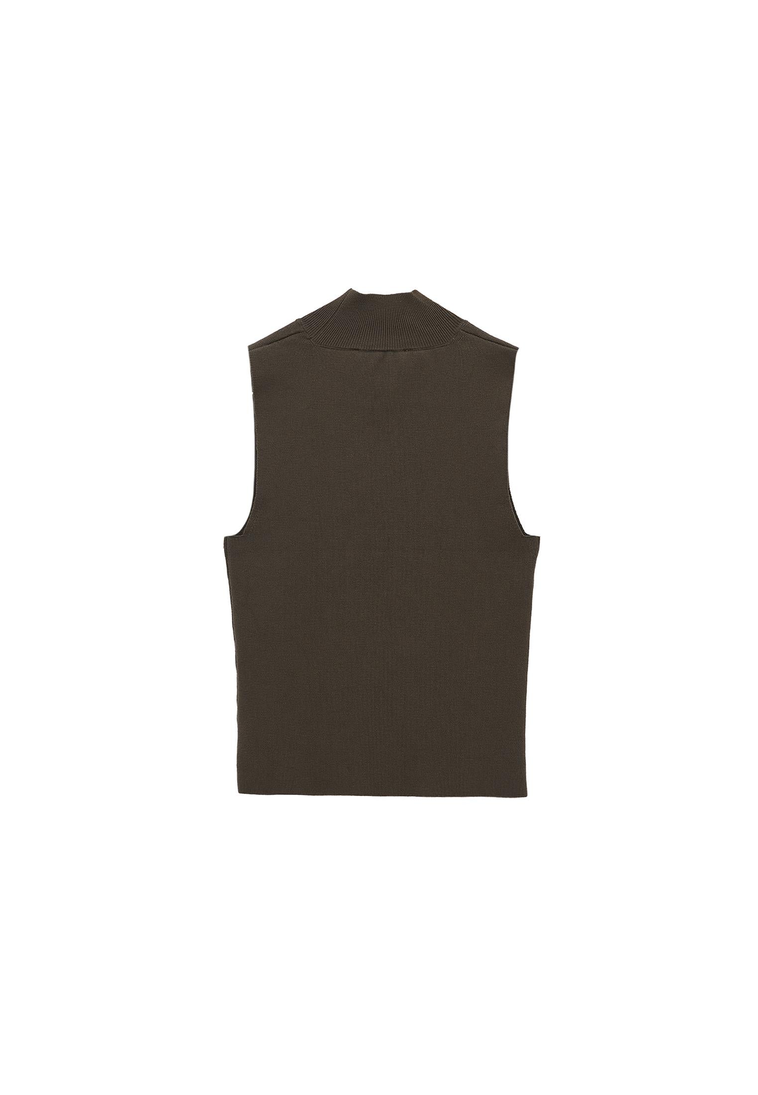 High Neck Tank Top - DEEP DEPTHS