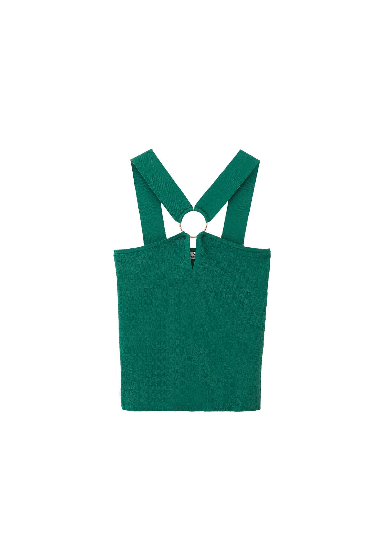 Low Neck Tank Top - DEEP SEA