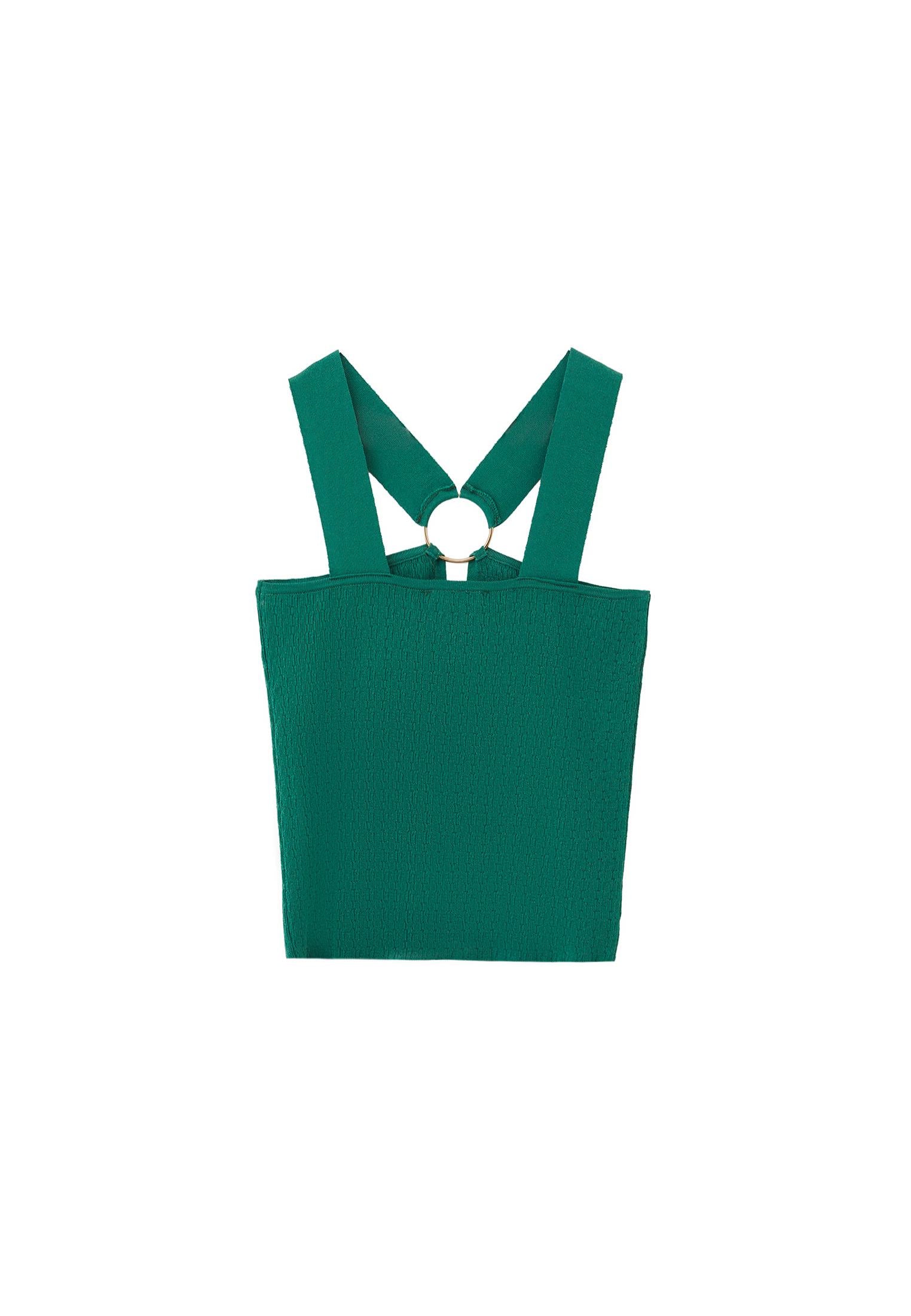 Low Neck Tank Top - DEEP SEA