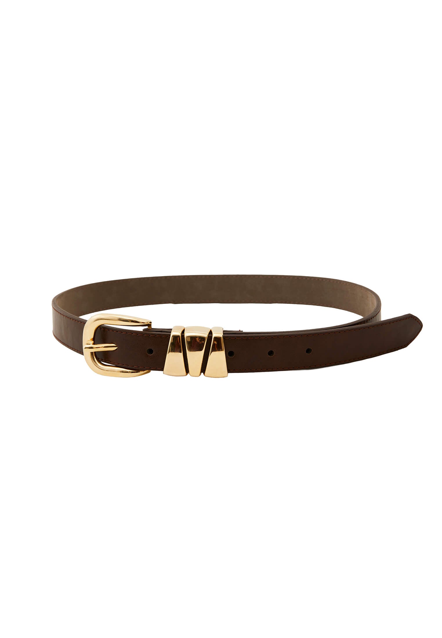 Modern Women Belt - DOWNTOWN BROWN