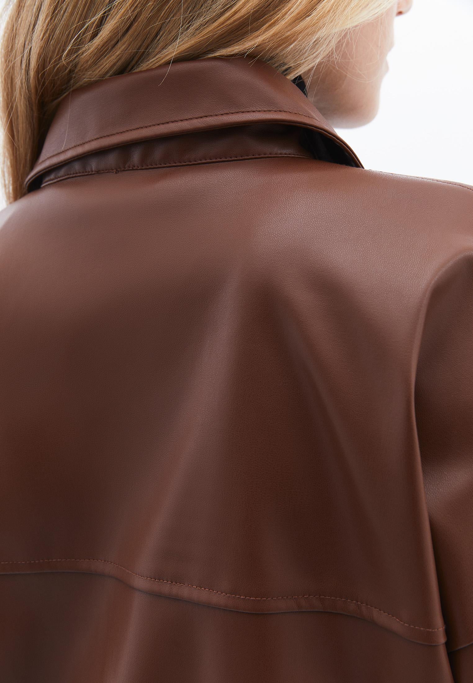Oversize Pocket Detailed Shirt - DOWNTOWN BROWN