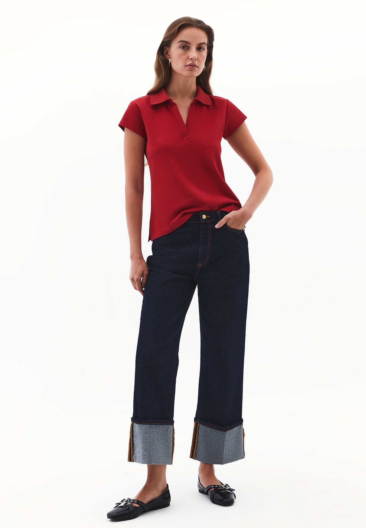 Polo Collar Short Sleeve Standard T-Shirt - EMBOLDENED