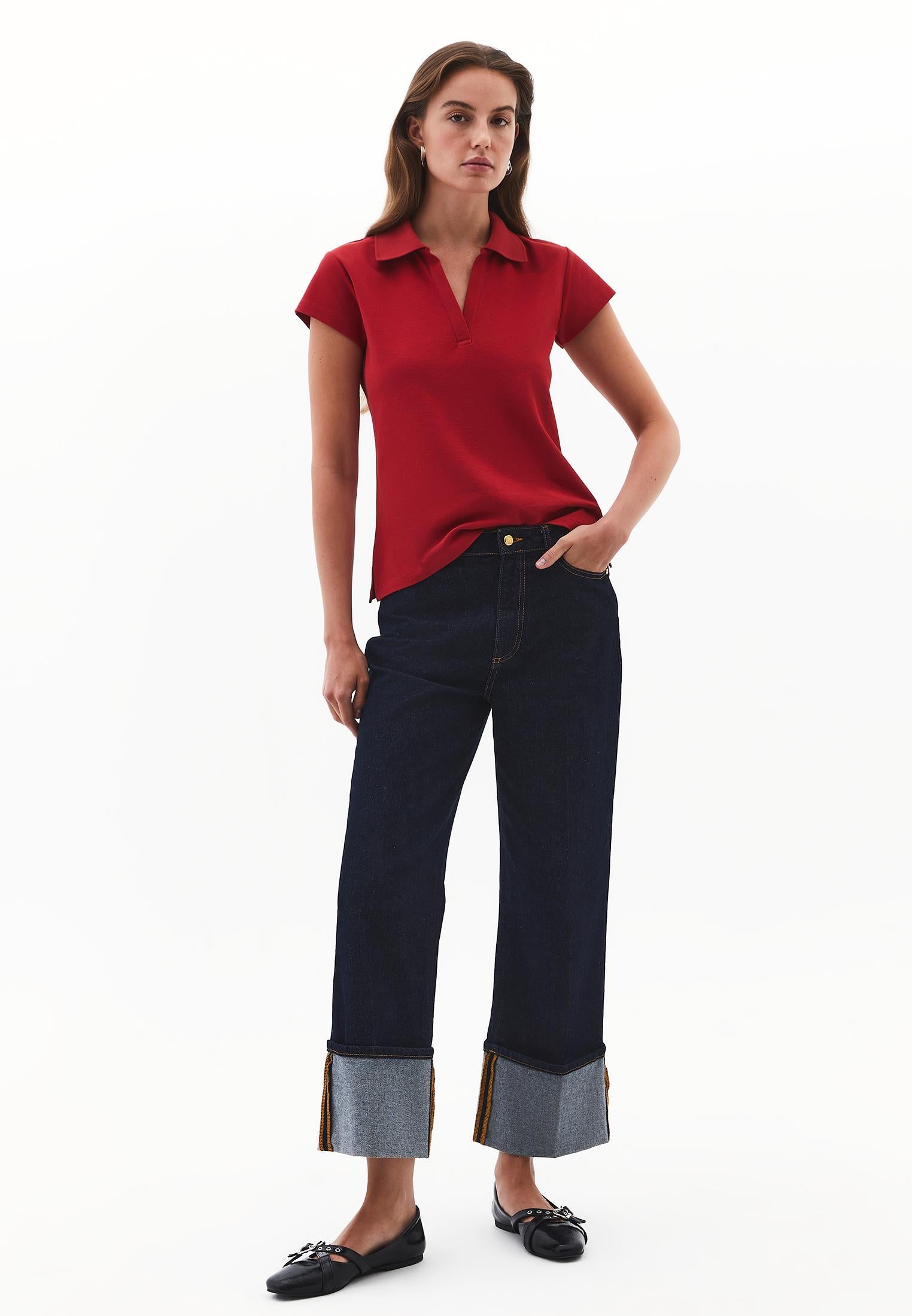Polo Collar Short Sleeve Standard T-Shirt - EMBOLDENED