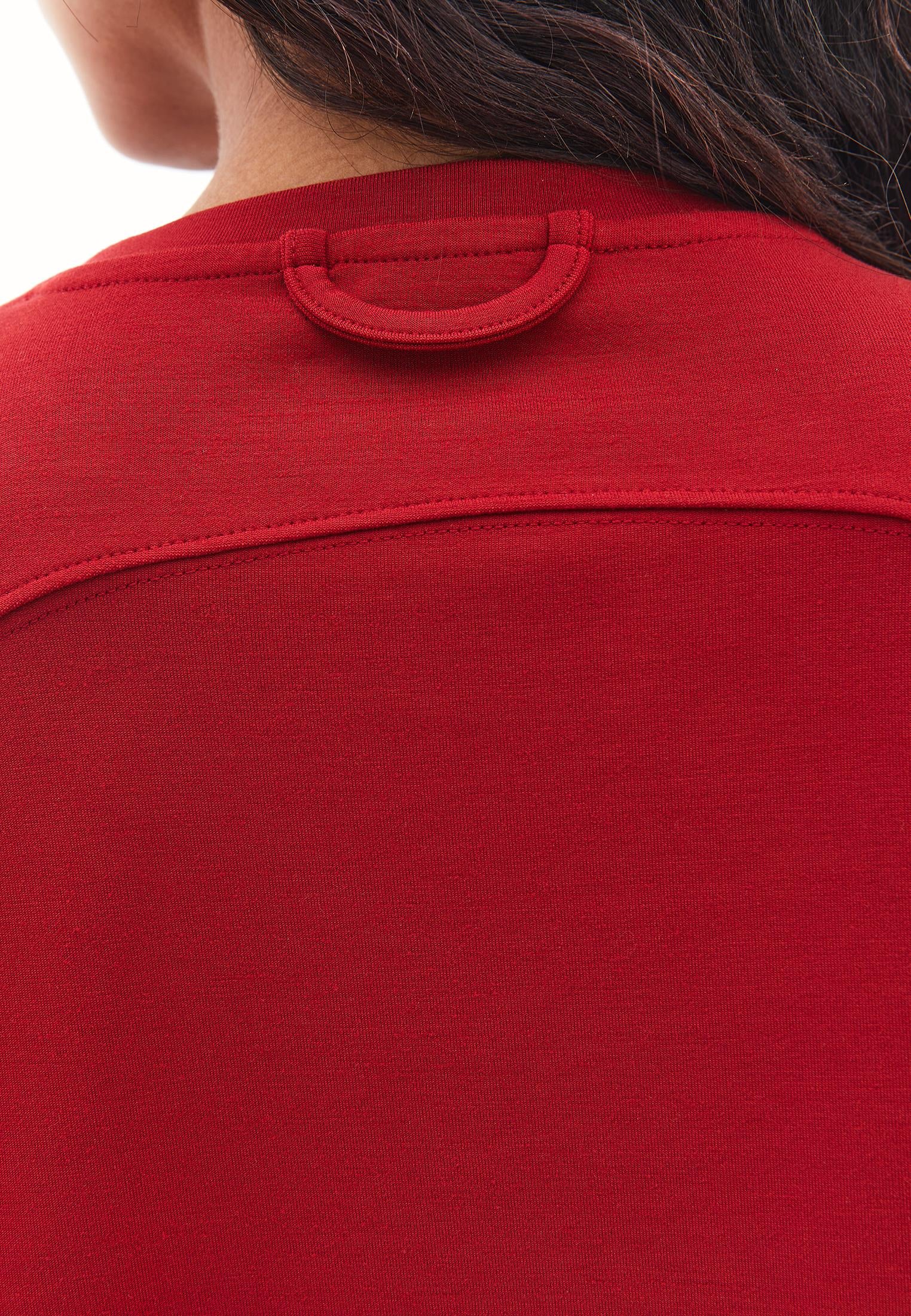 Asymmetric Cut Cropped Sweatshirt - EMBOLDENED