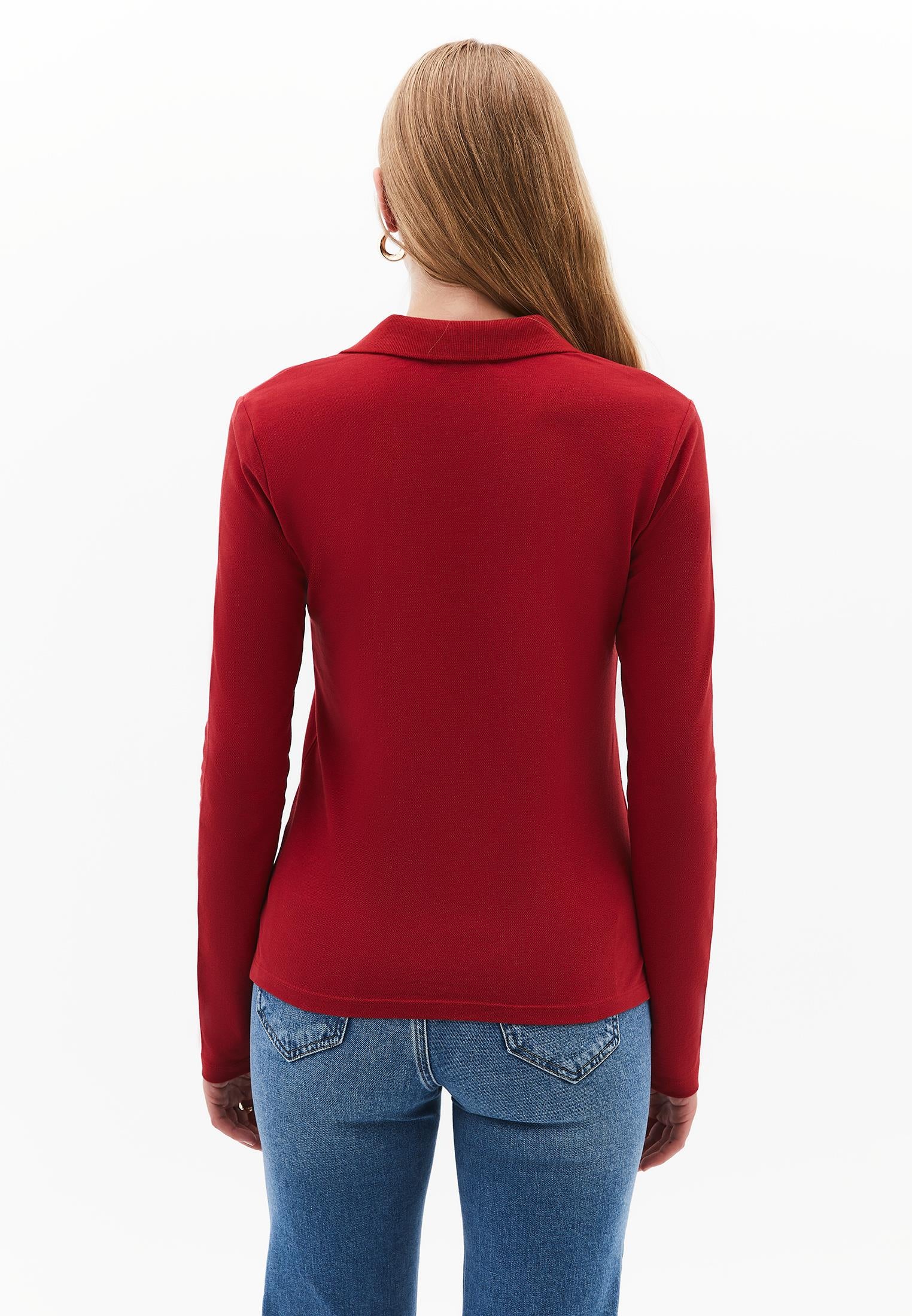 Standard Polo Collar T-Shirt With Slit Detail - EMBOLDENED