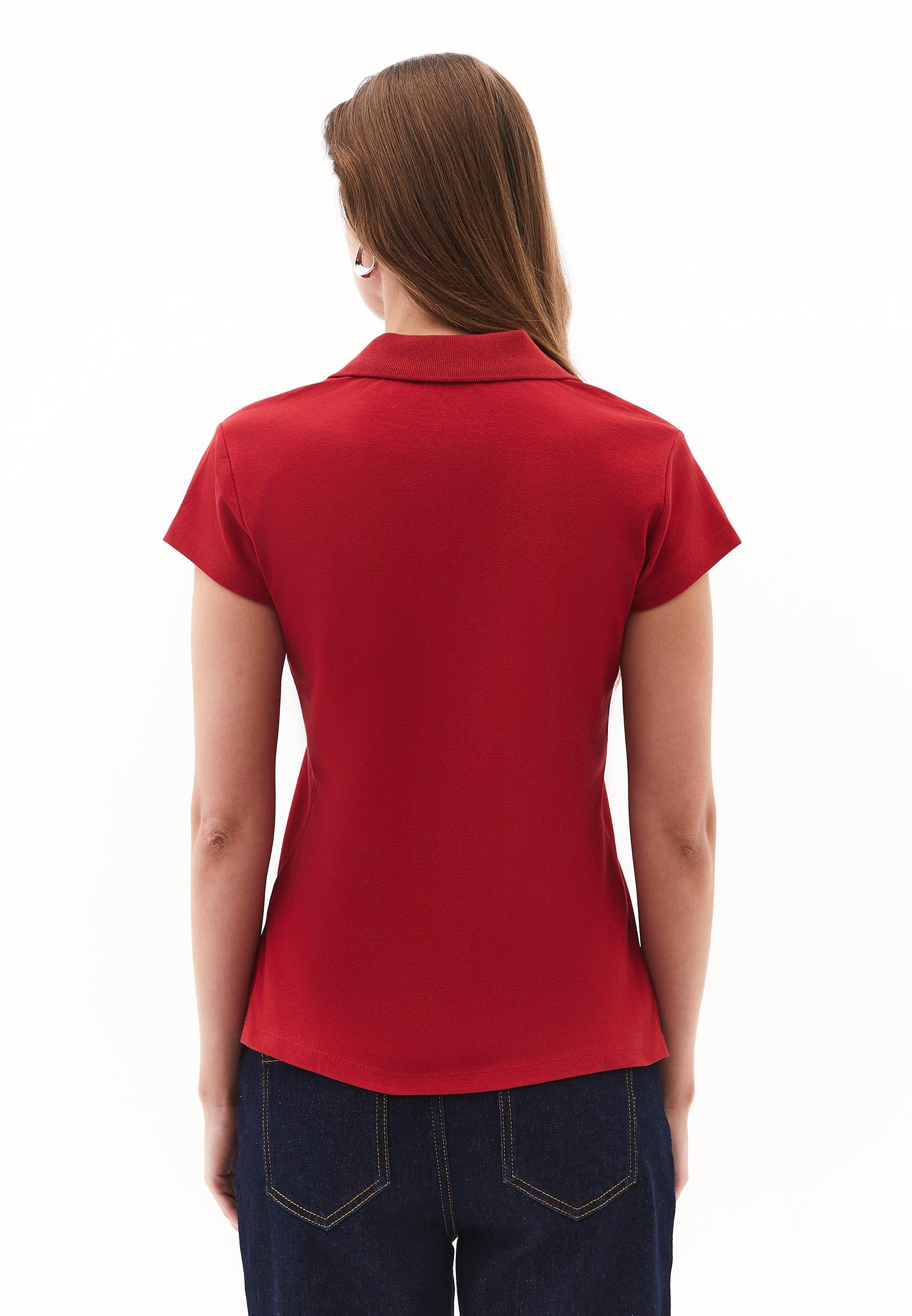 Polo Collar Short Sleeve Standard T-Shirt - EMBOLDENED
