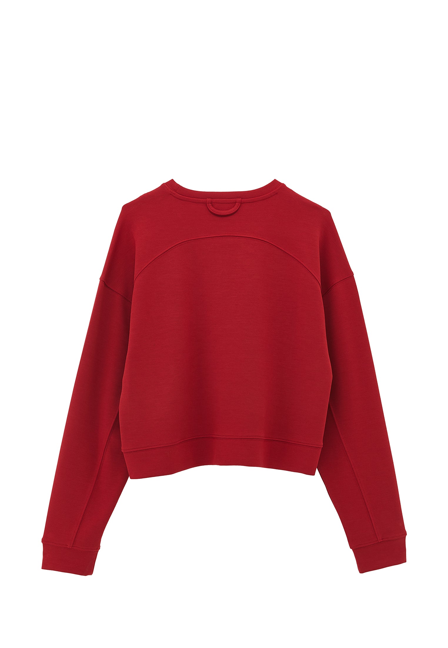 Asymmetric Cut Cropped Sweatshirt - EMBOLDENED