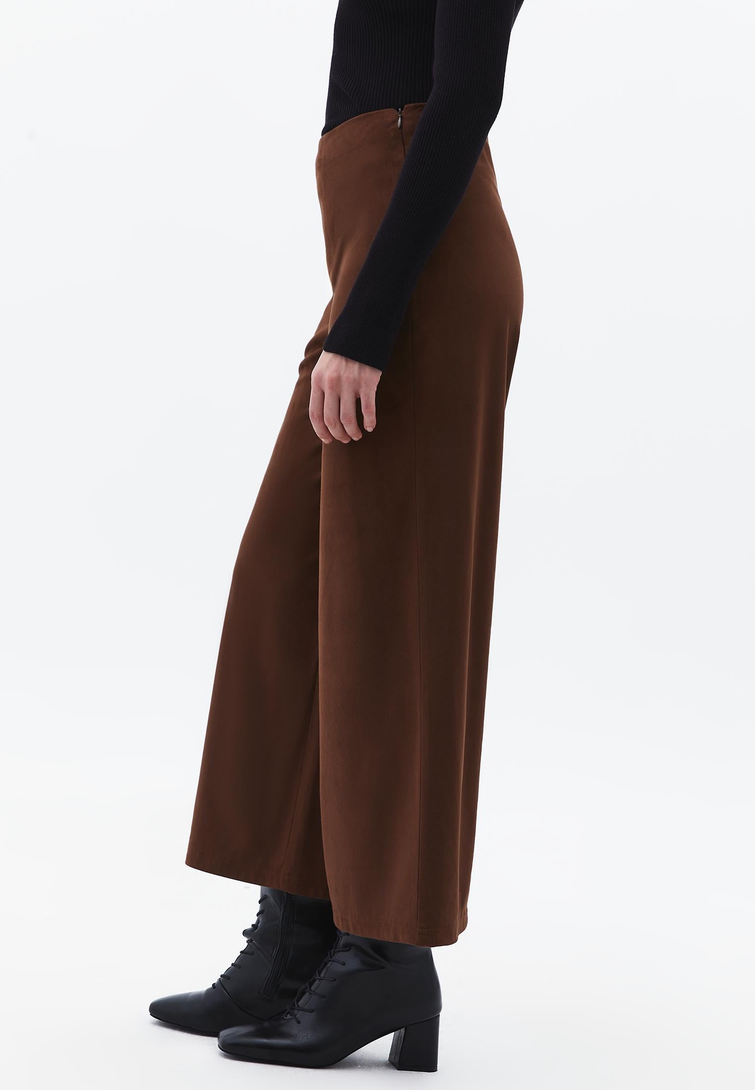 High Waist Wide Leg Trousers - EMPERADOR