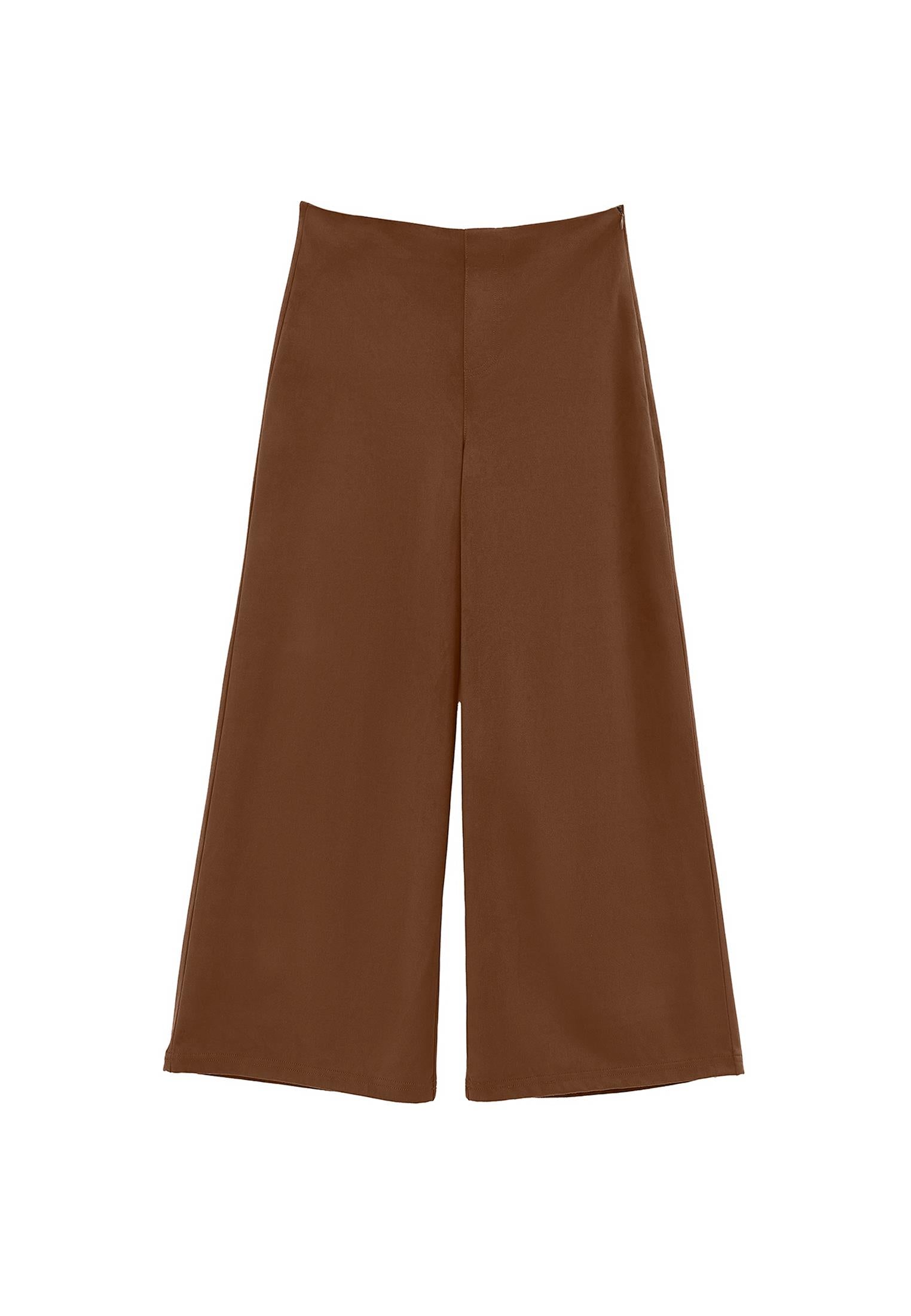 High Waist Wide Leg Trousers - EMPERADOR