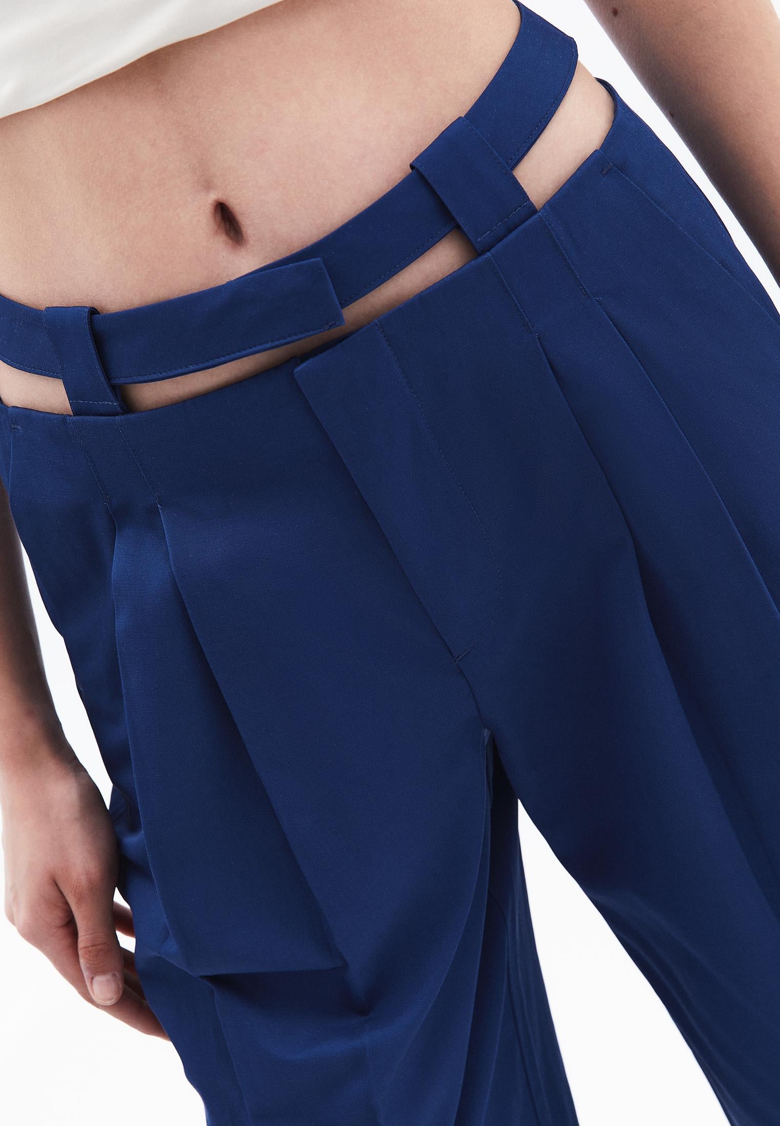 Wide Leg Pants - ESTATE BLUE