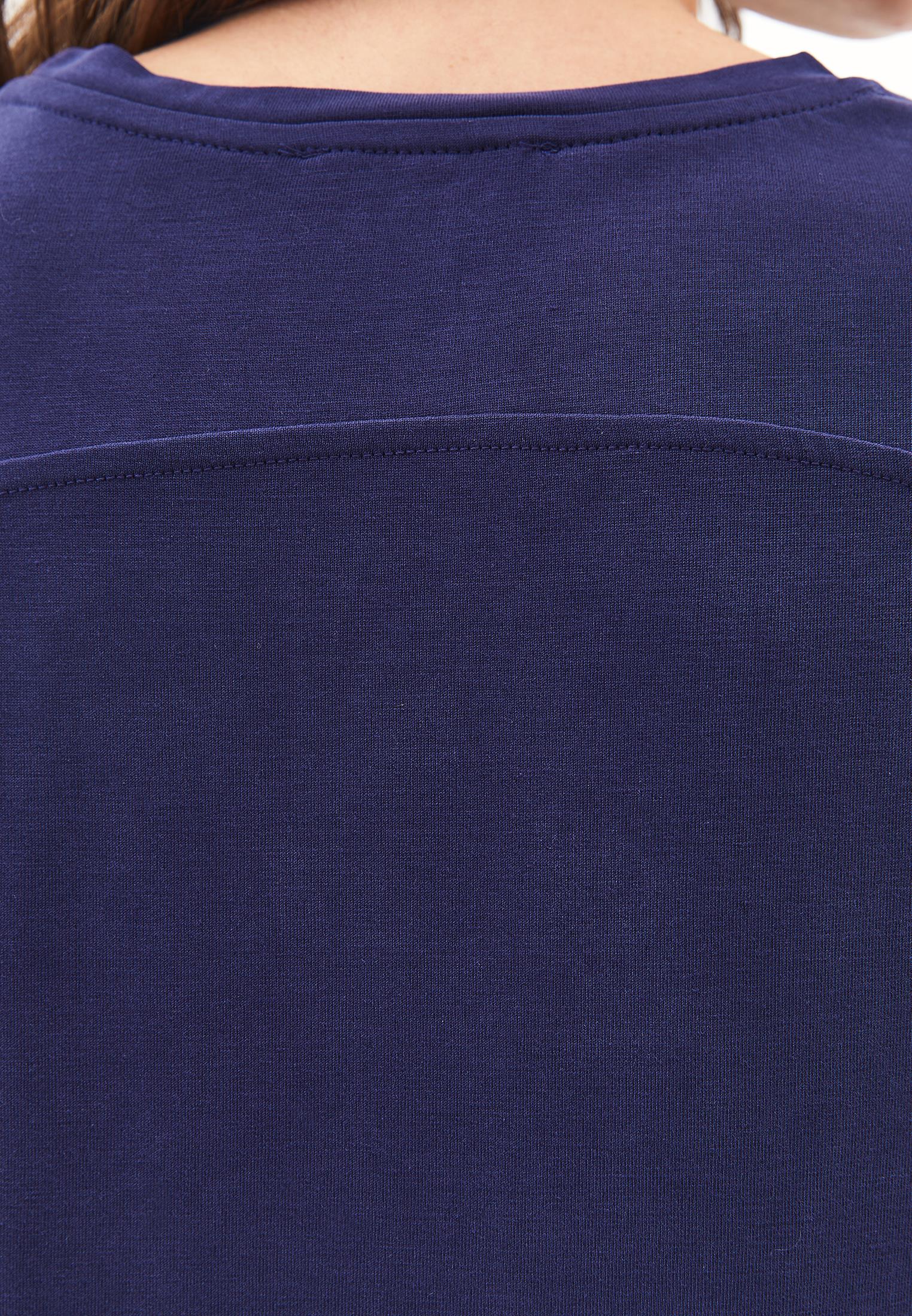 Standard Loose Short Sleeve T-Shirt - EVENING BLUE