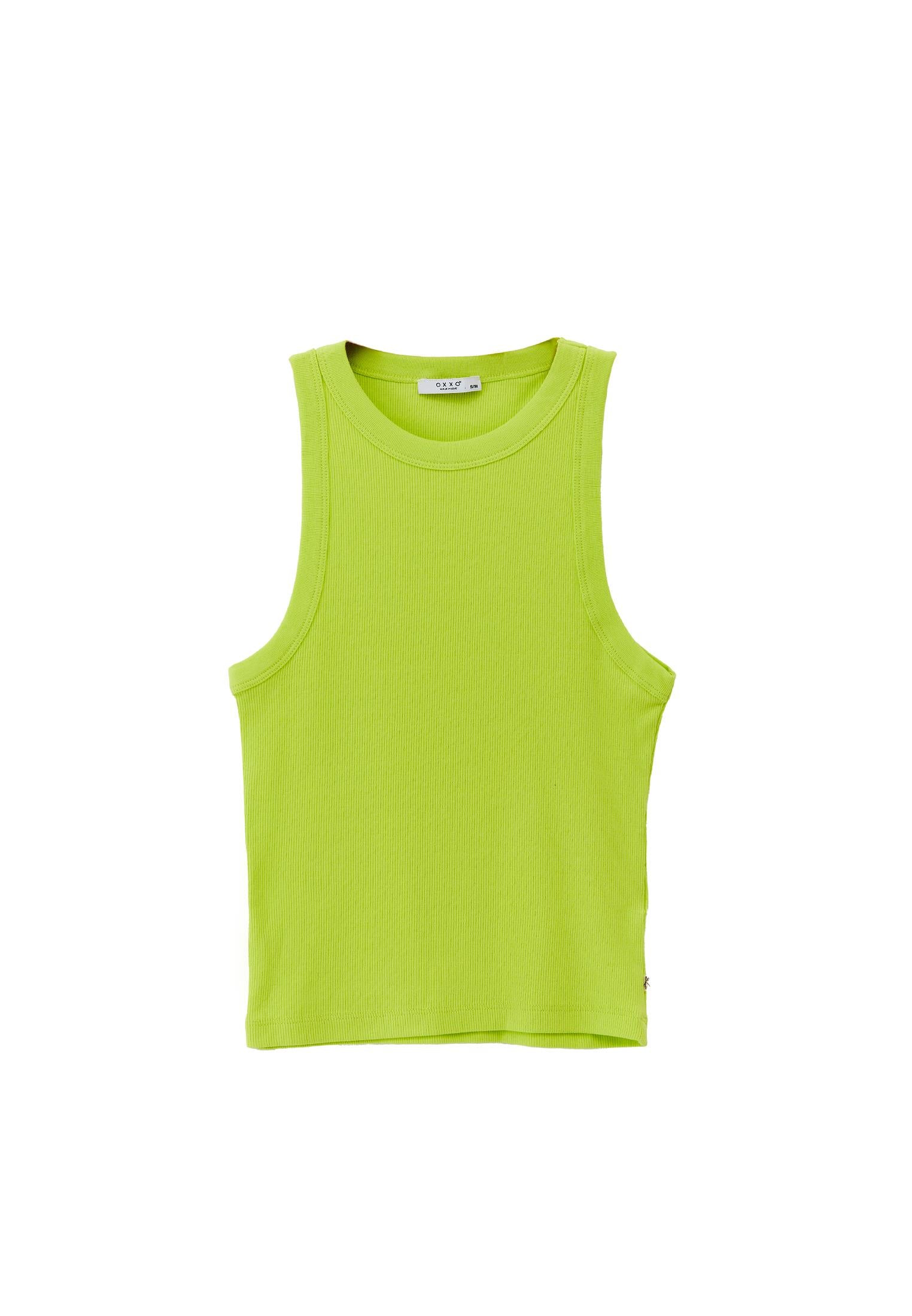 Halter Neck Sleeveless Tank - EVENING PRIMROSE