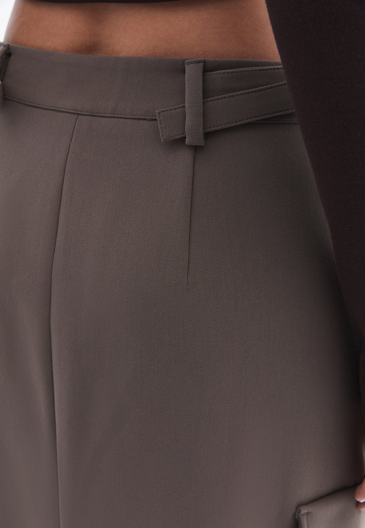 Long Slim Skirt with Pocket Detail - FALCON
