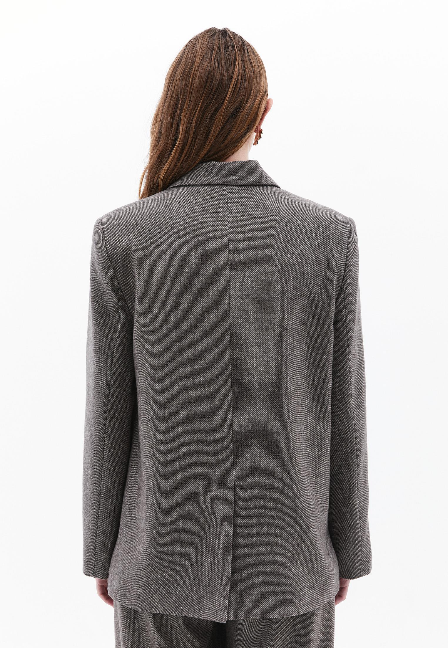 Oversize Blazer Jacket With Button Details - FALCON