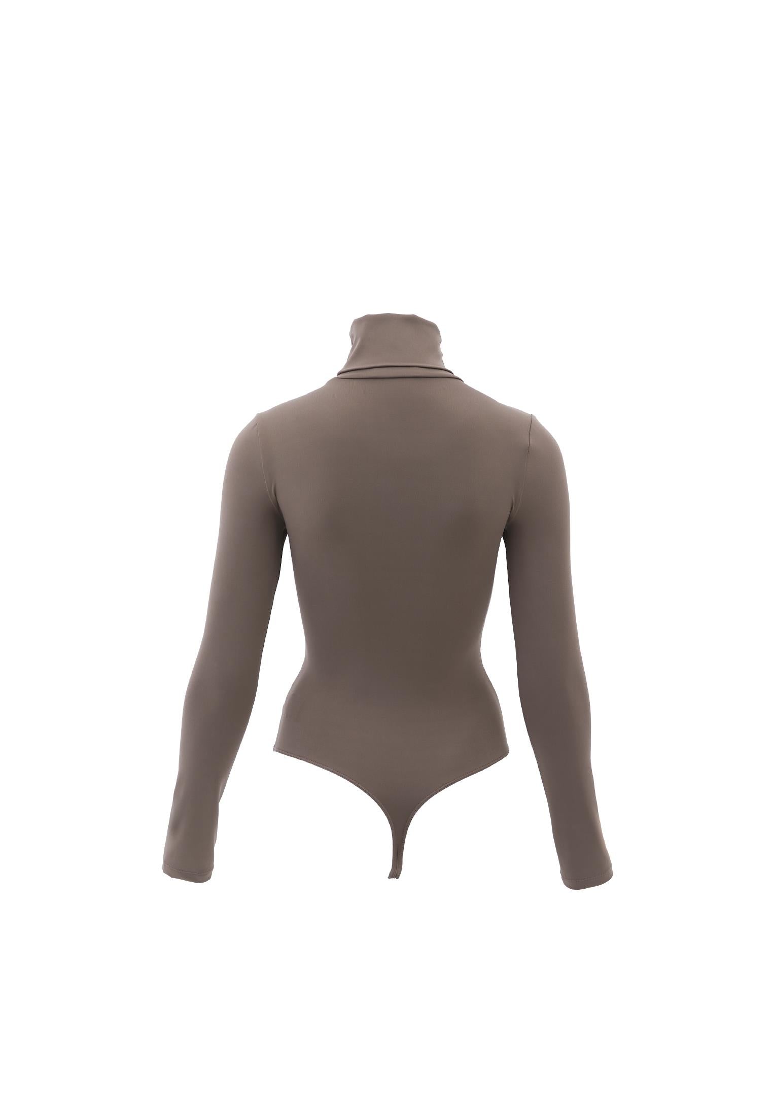 Turtleneck Long Sleeve Bodysuit - FALCON