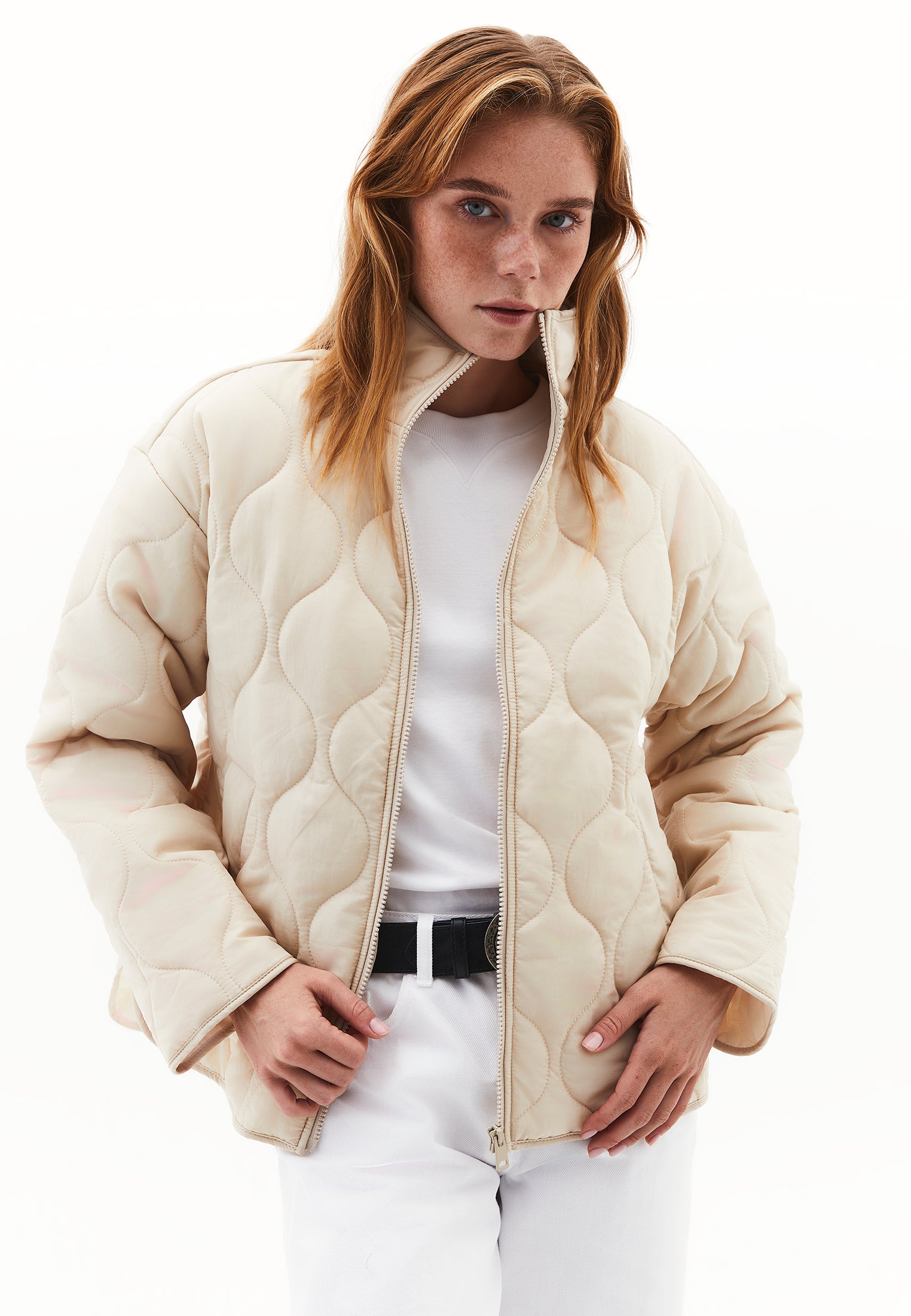 Jacket With Pocket Detail - FEATHER GRAY