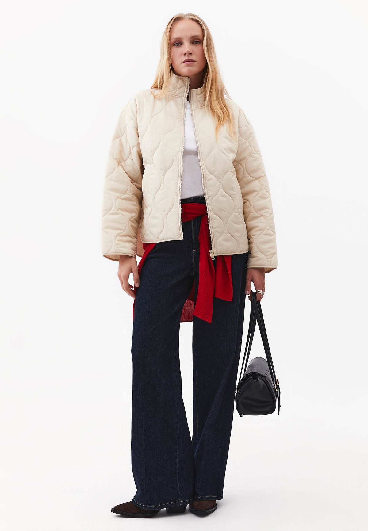 Jacket With Pocket Details - FEATHER GRAY