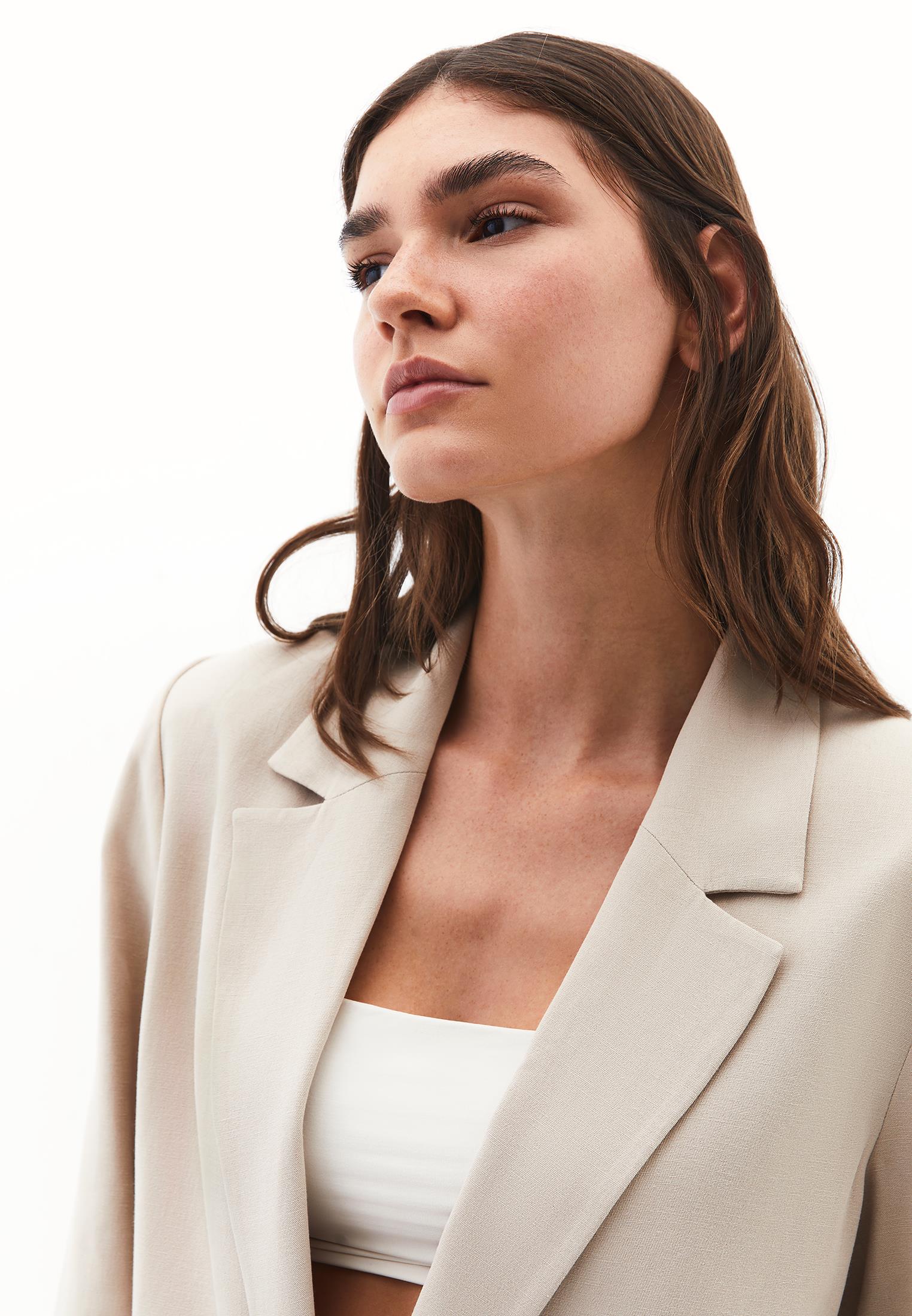 Oversize Blazer Jacket - FEATHER GRAY
