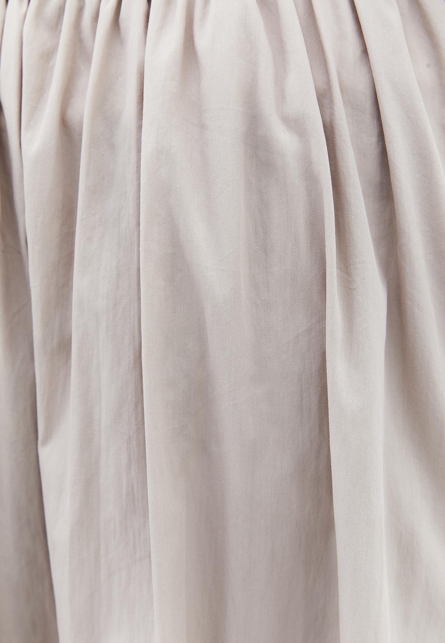 A-Line Long Skirt - FEATHER GRAY