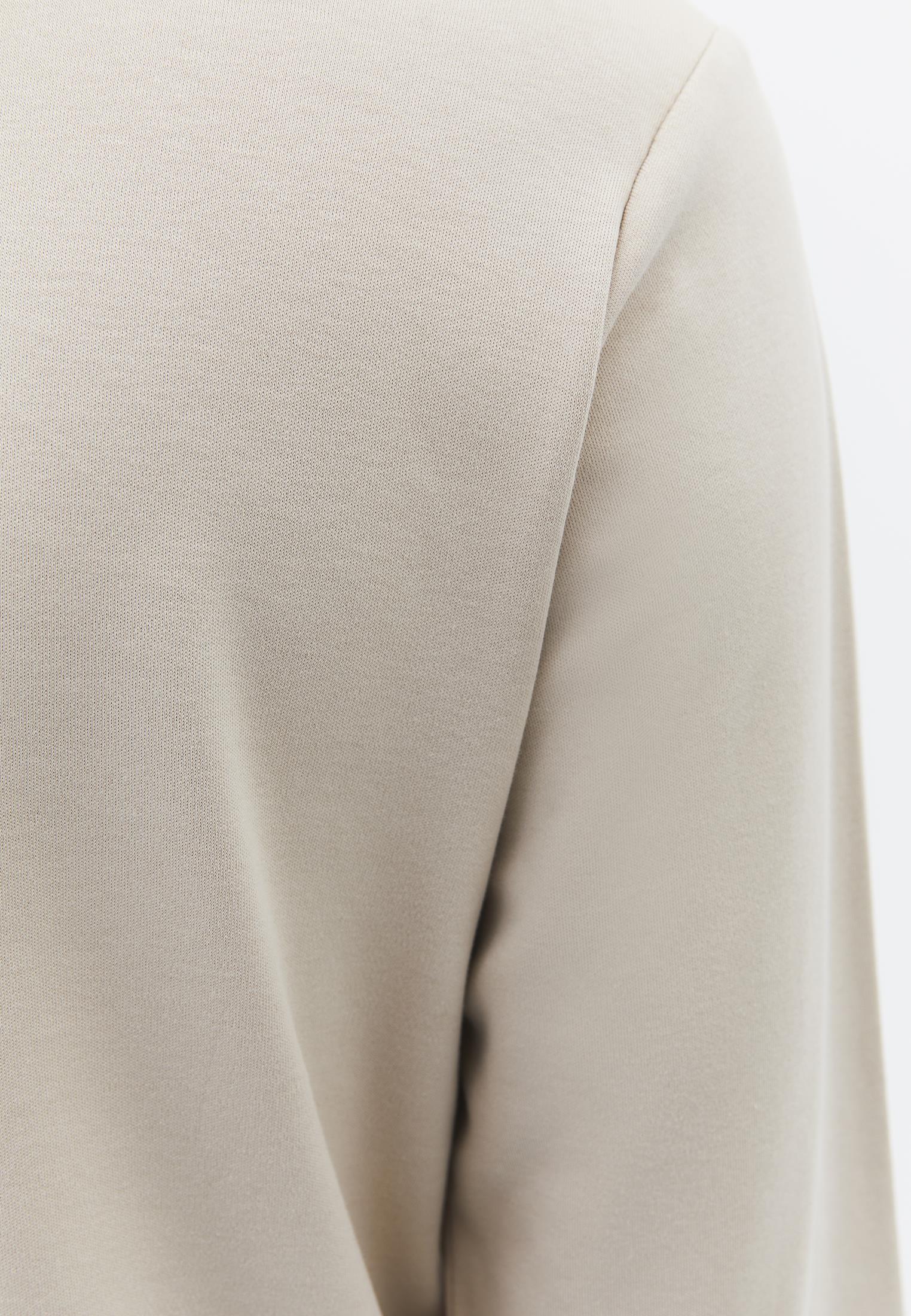 Boat Neck Long Sleeve T-Shirt - FEATHER GRAY