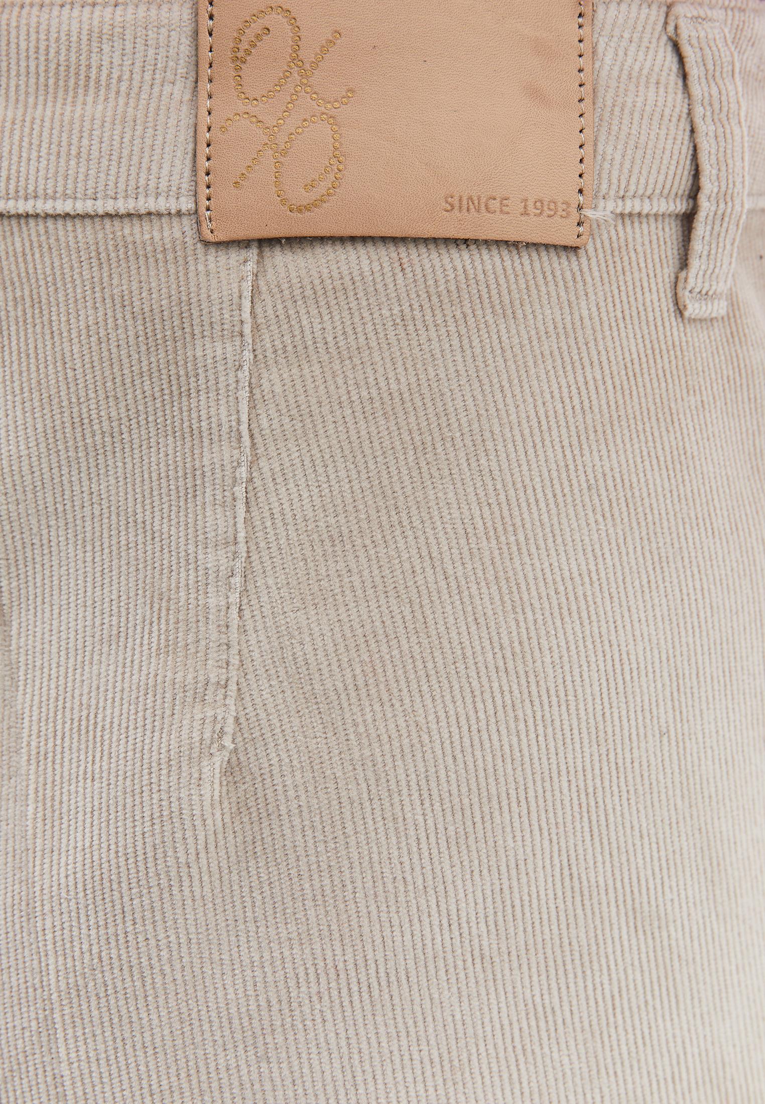 Corduroy Wide Leg Pants - FEATHER GRAY