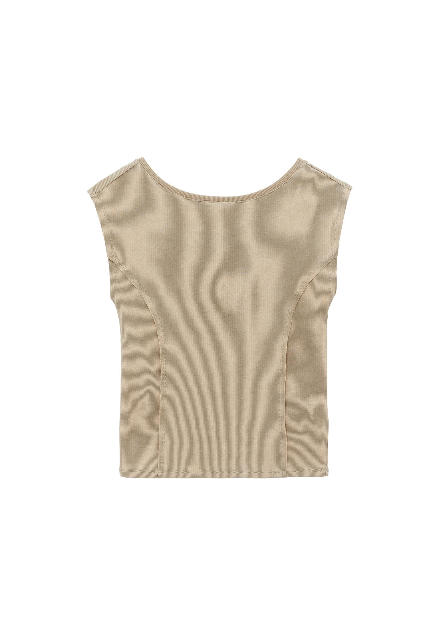 Boat Neck Short Sleeve Bodycon T-Shirt - FEATHER GRAY