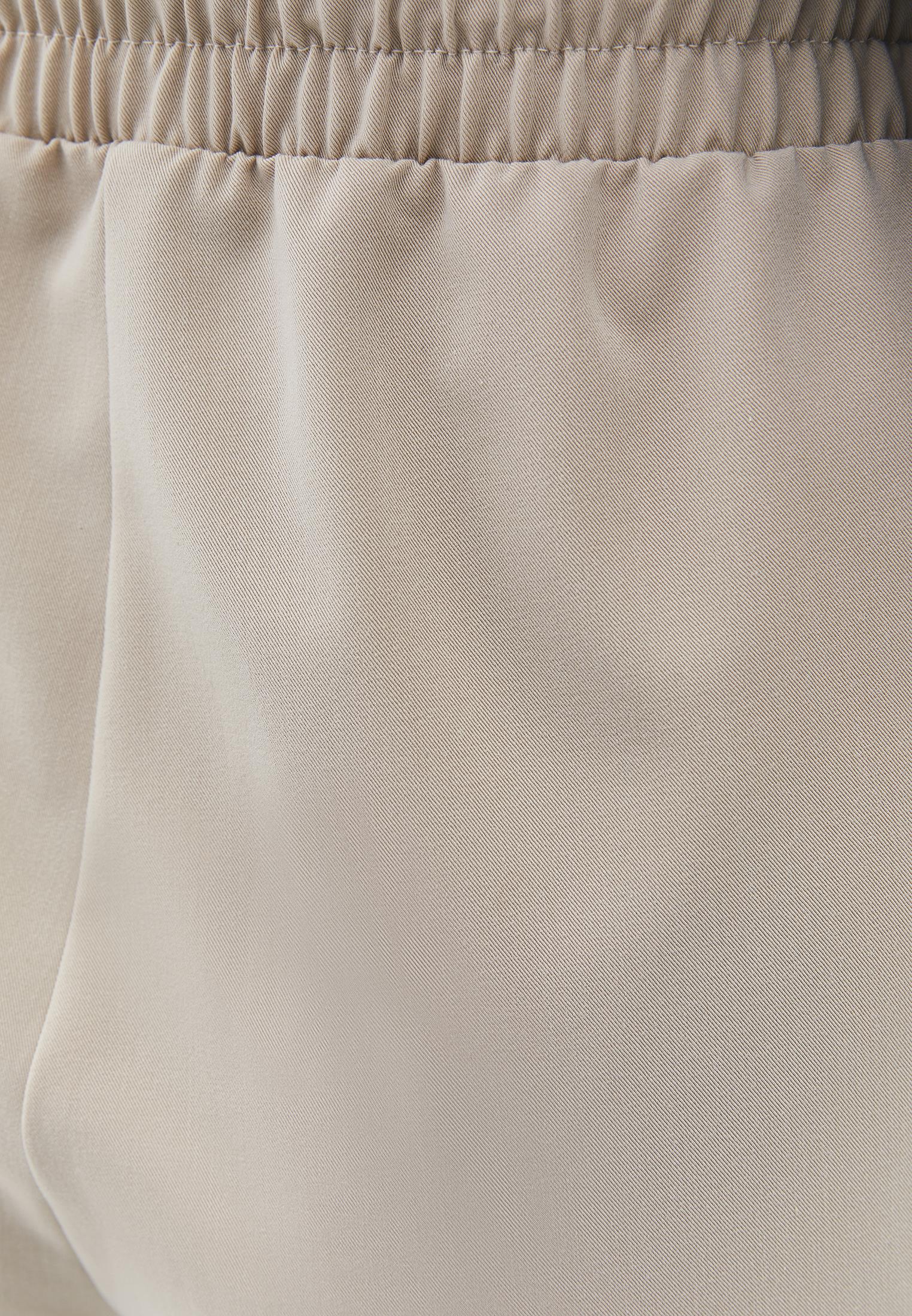 Wide Leg High Waist Elastic Waistband Pants - FEATHER GRAY